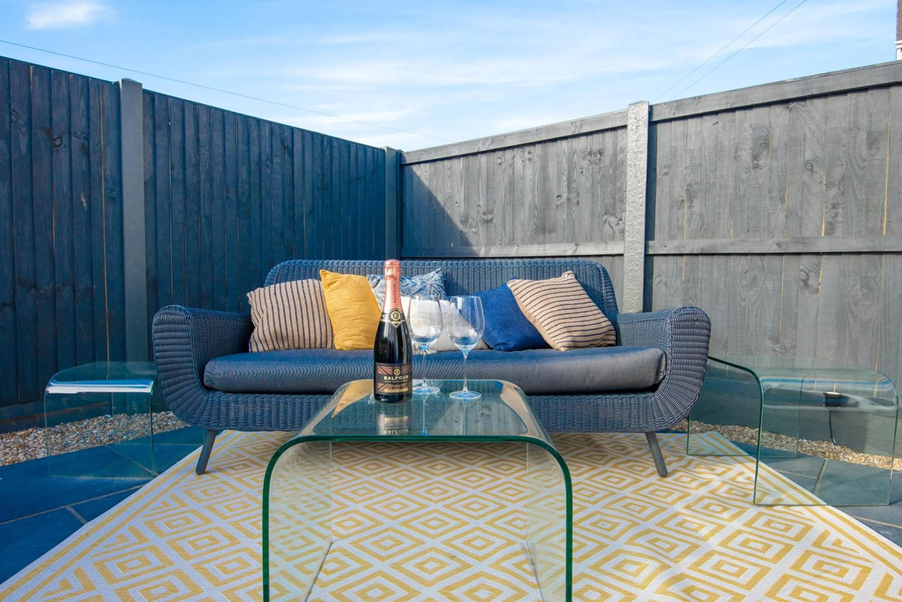 Patio in The Beach Escapes