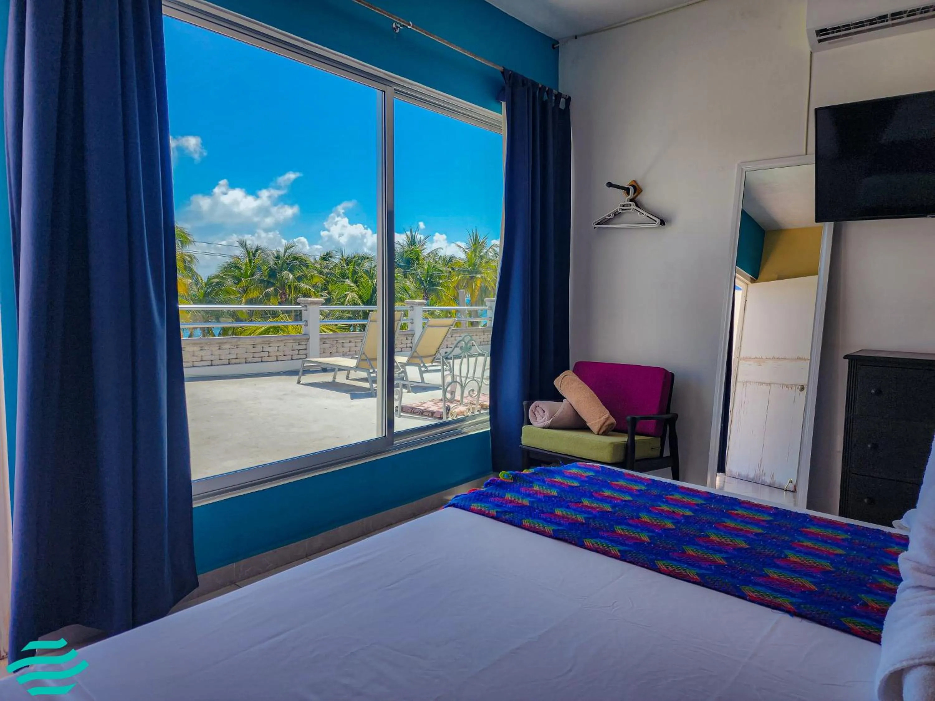Balcony/Terrace, Bed in Antillas