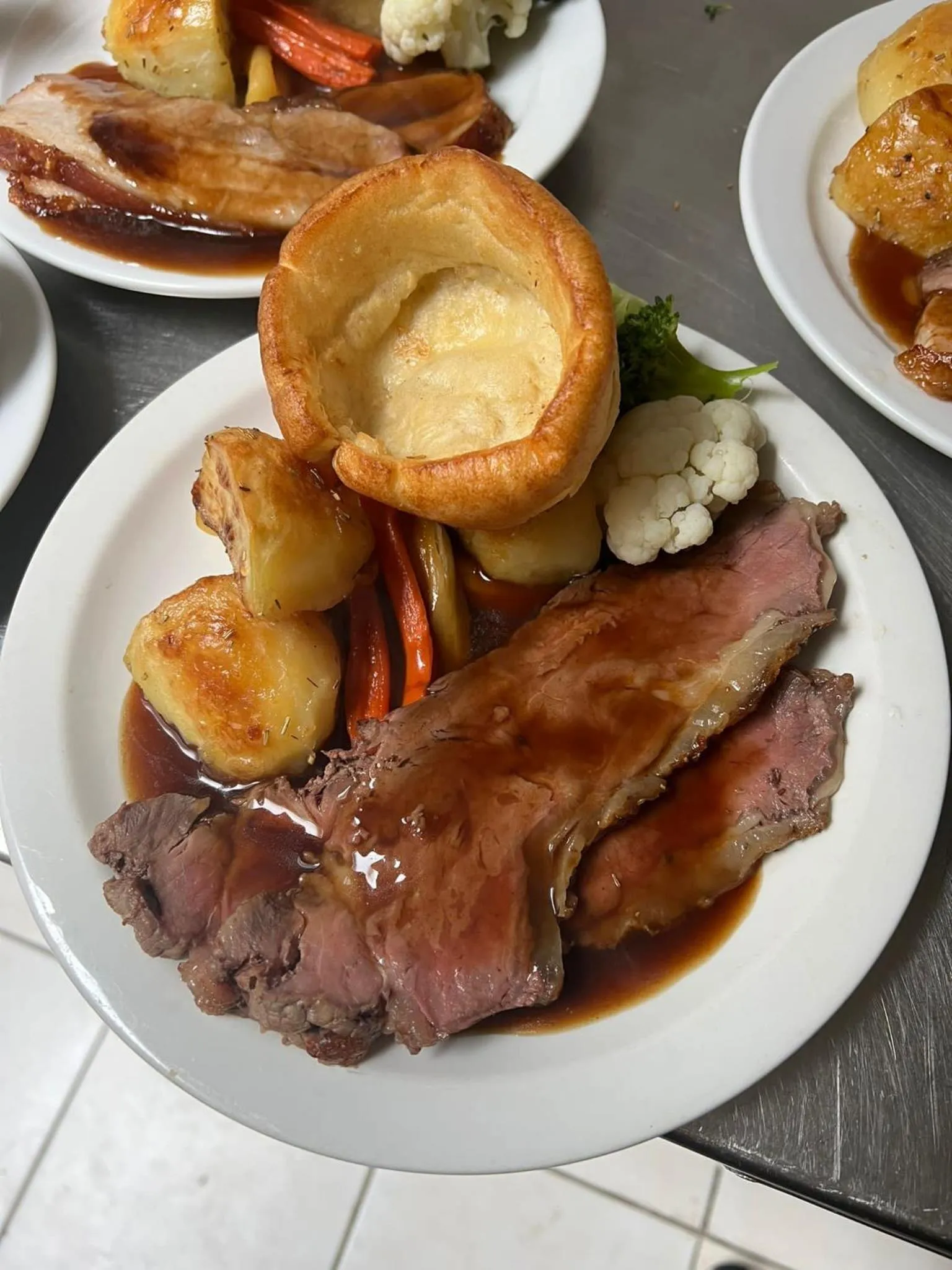 Dining area in The Lamb Inn