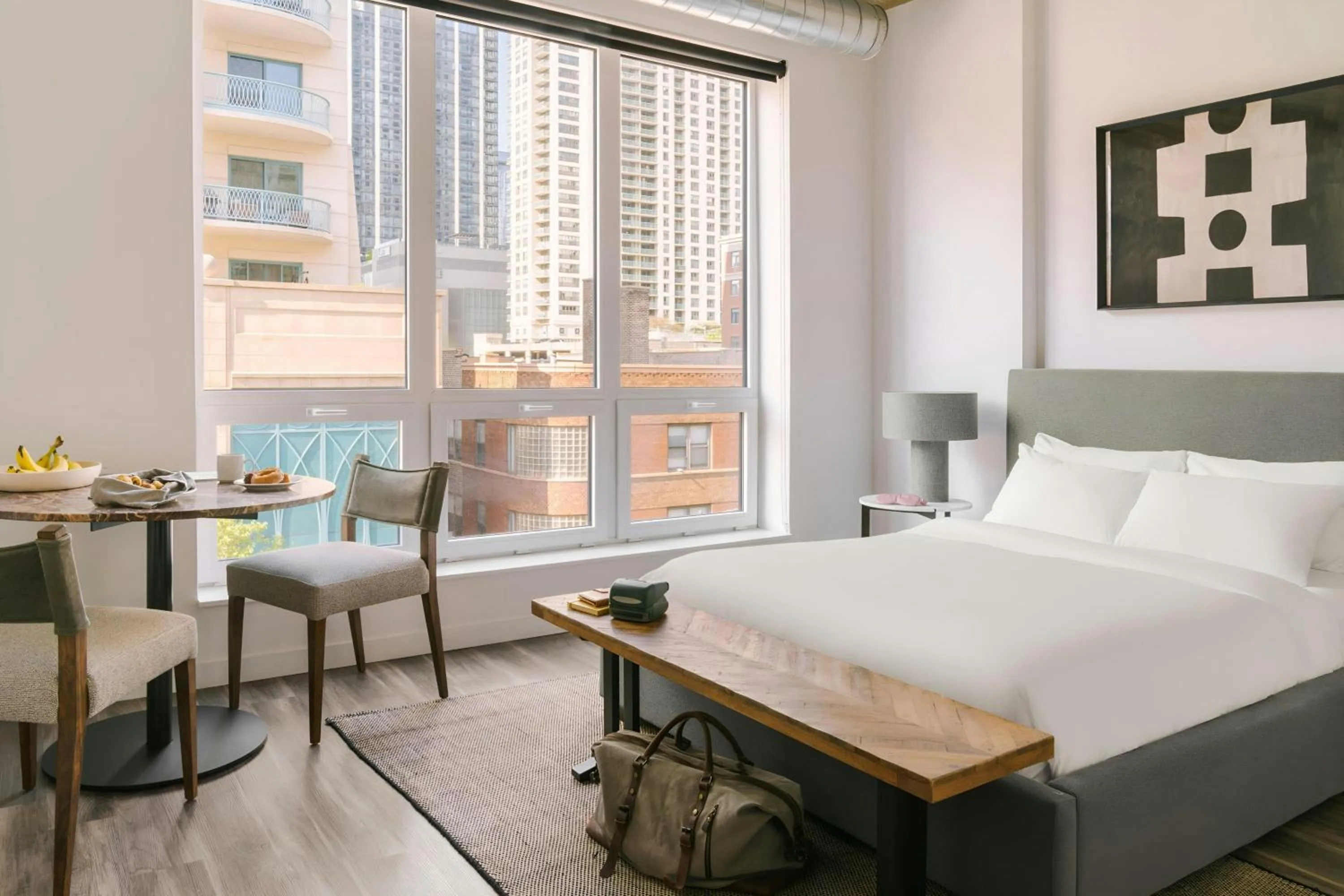 Bedroom, Bed in Sonder by Marriott Bonvoy The Opal Apartments River North