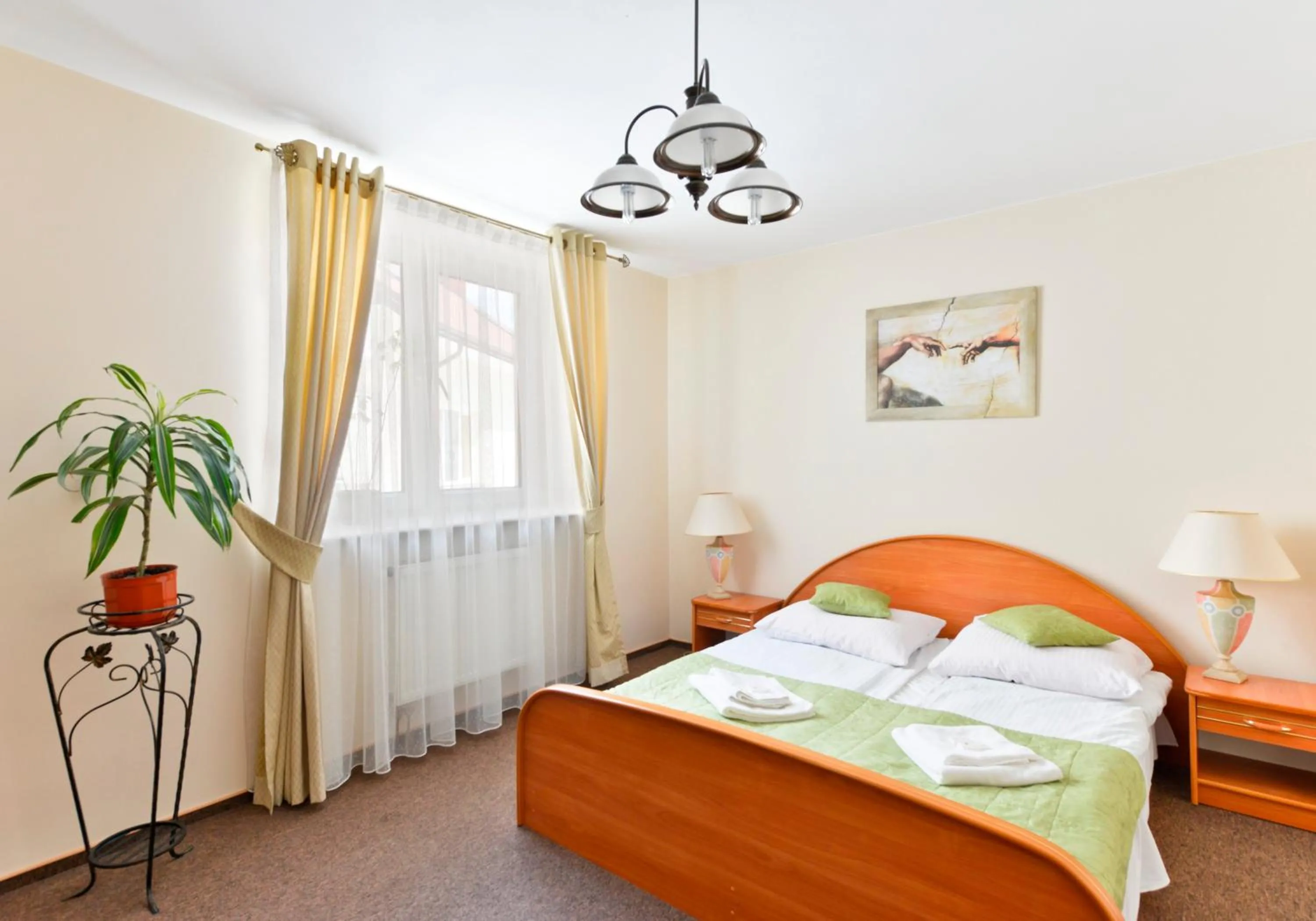 Bed in Hotel Dukat