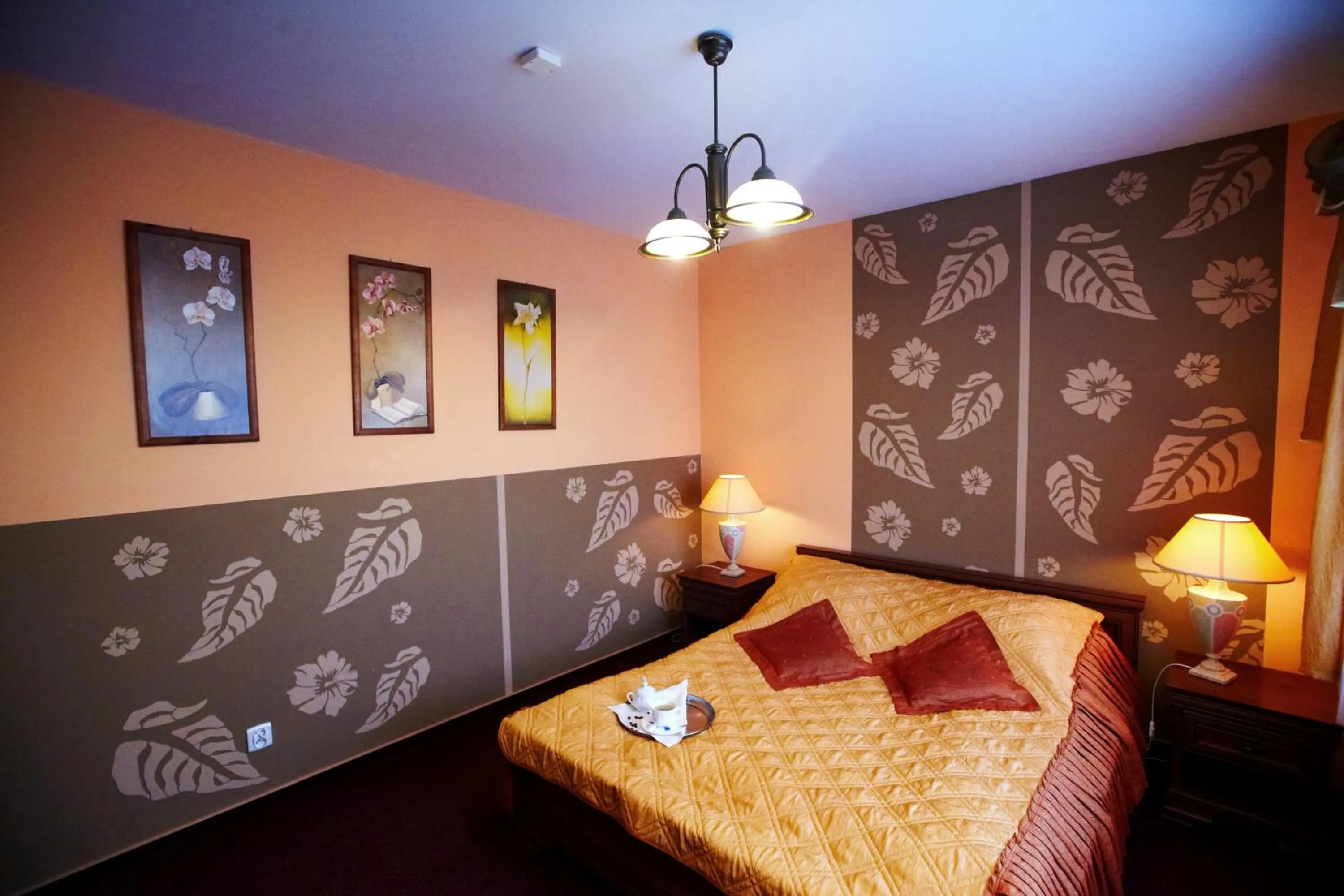 Bed in Hotel Dukat