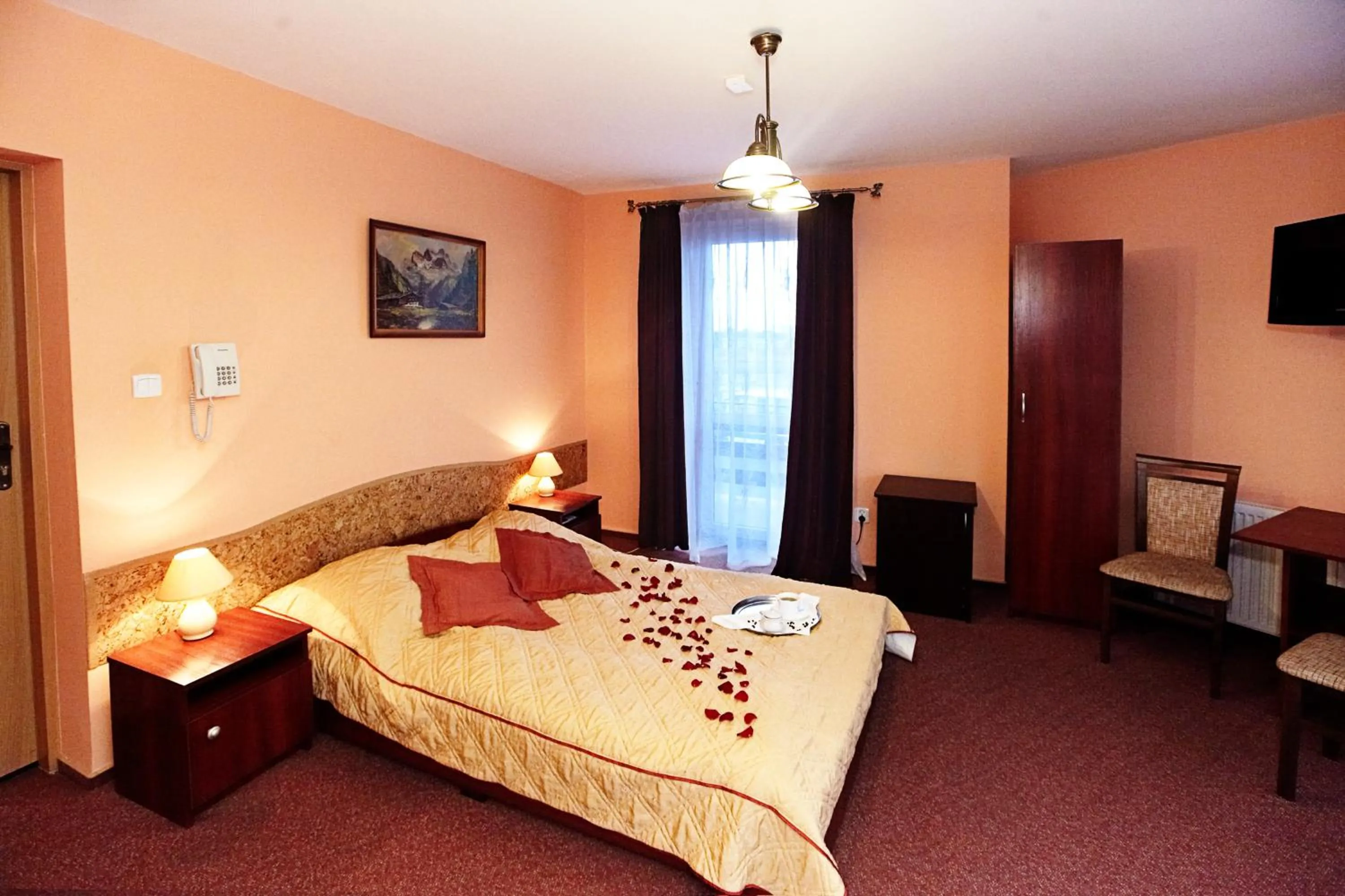 Bed in Hotel Dukat