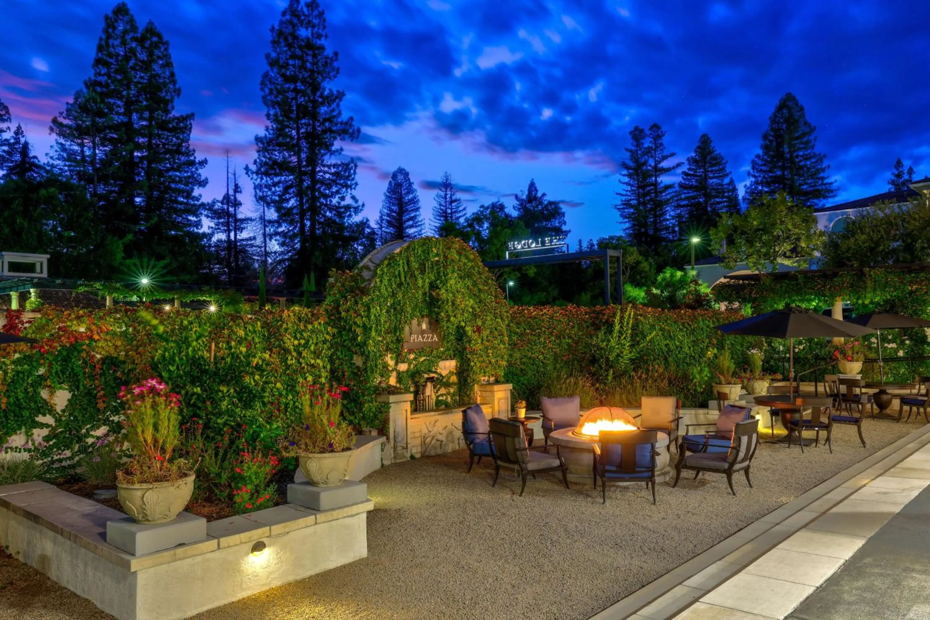 Garden in The Lodge at Healdsburg, Tapestry Collection by Hilton