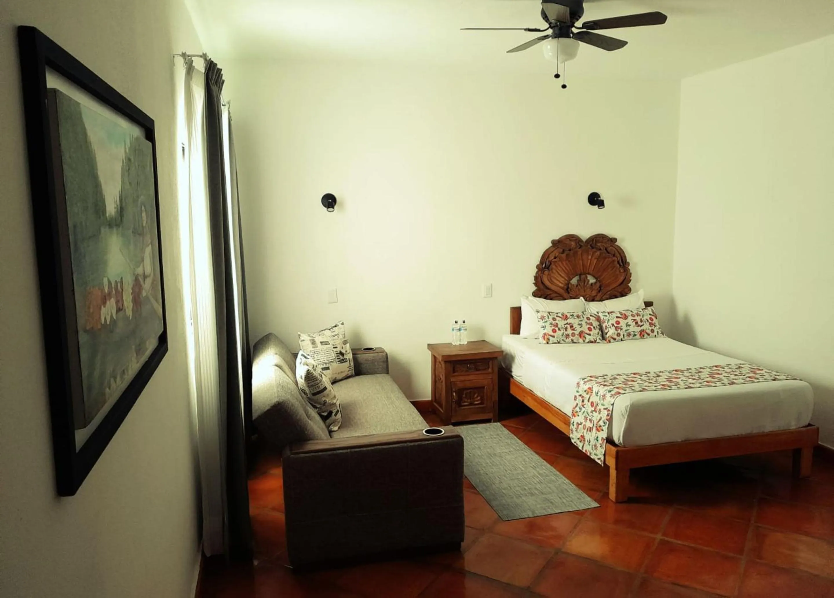 Bed in Hotel La Lejona