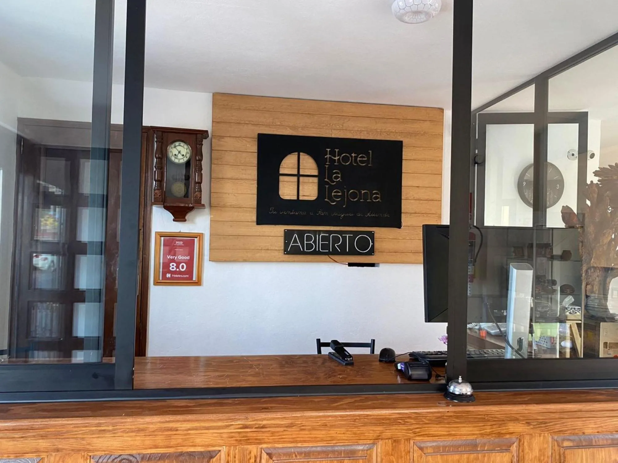 Lobby or reception in Hotel La Lejona