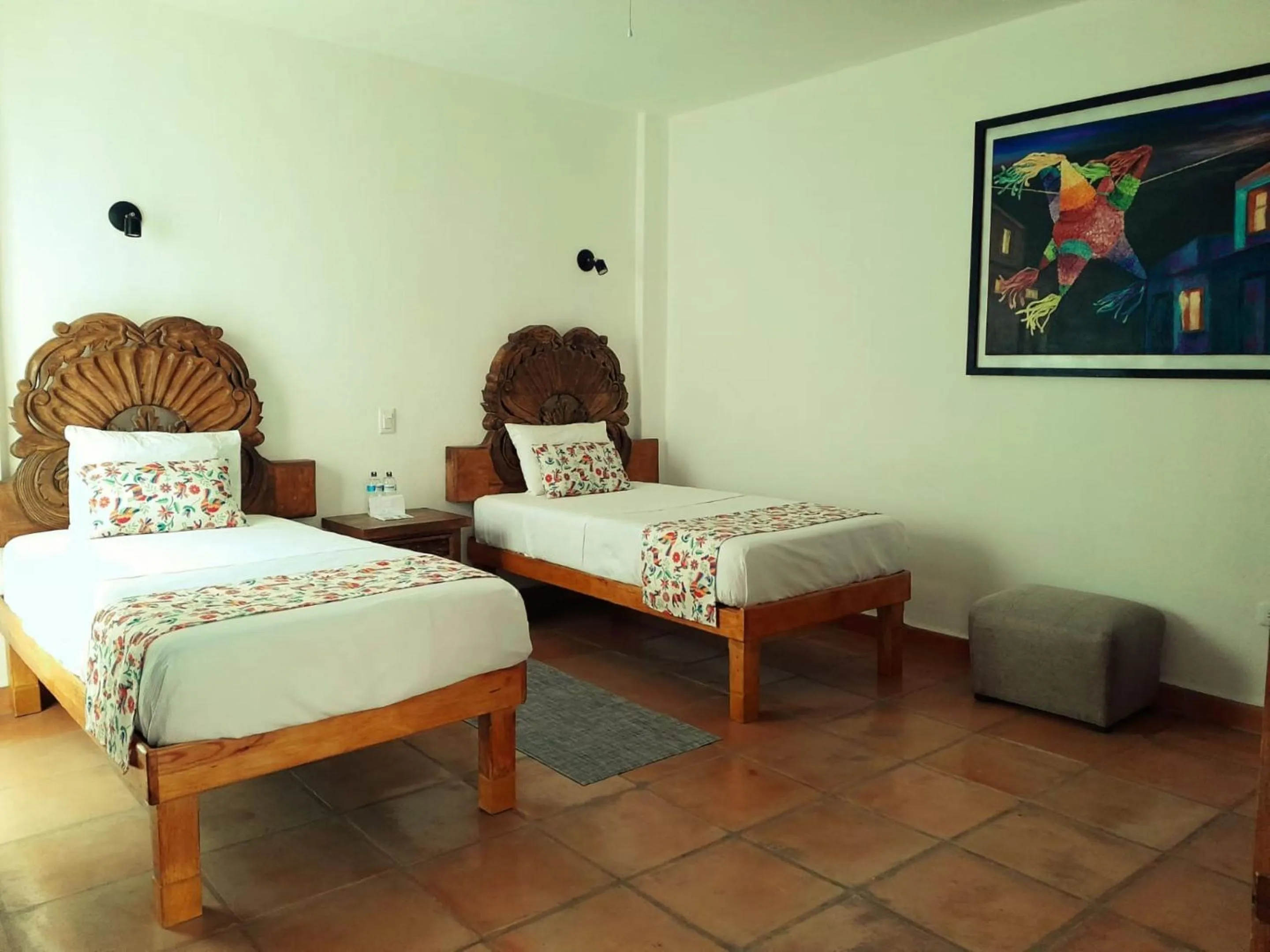 Bed in Hotel La Lejona