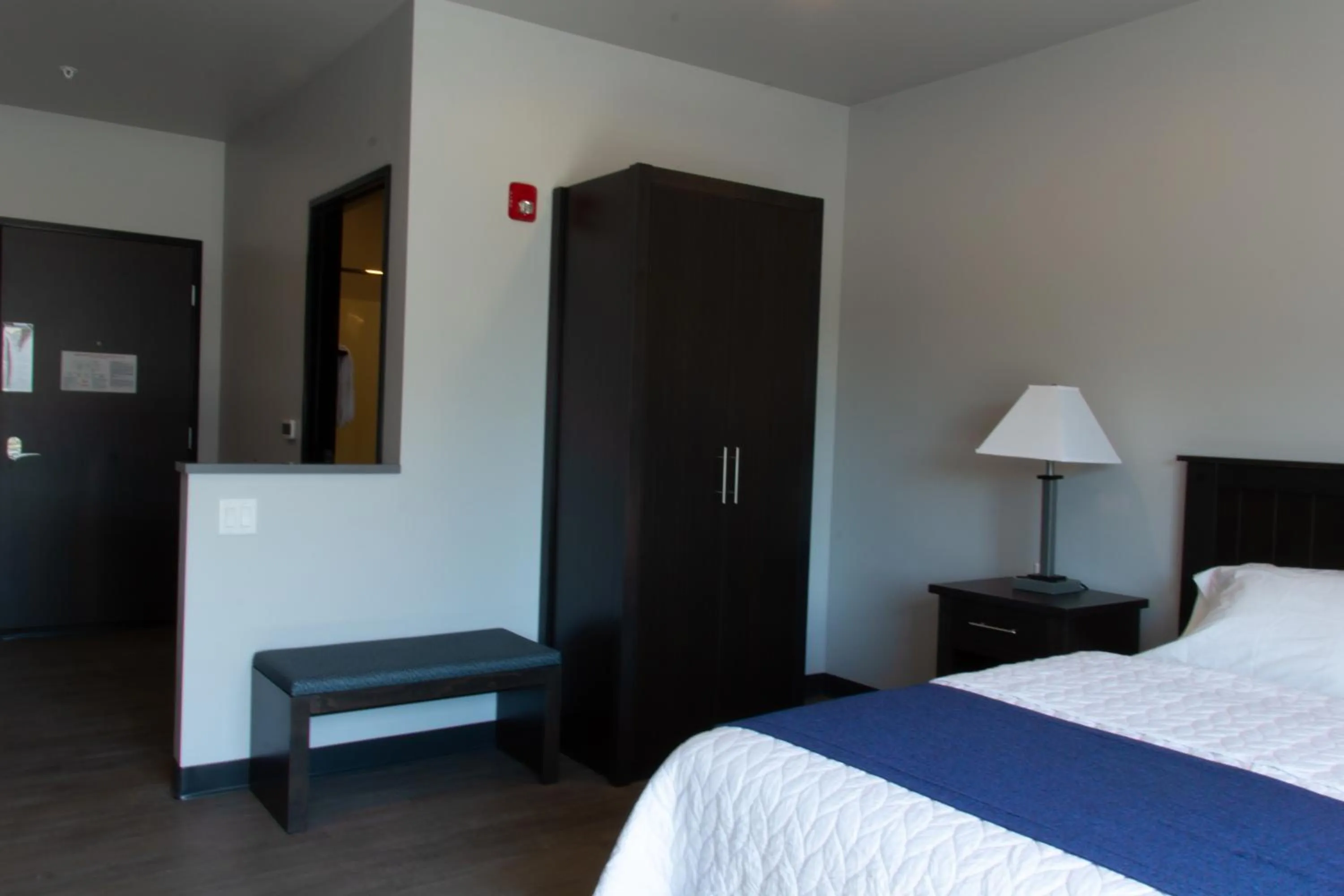 Bed in Watershed Hotel