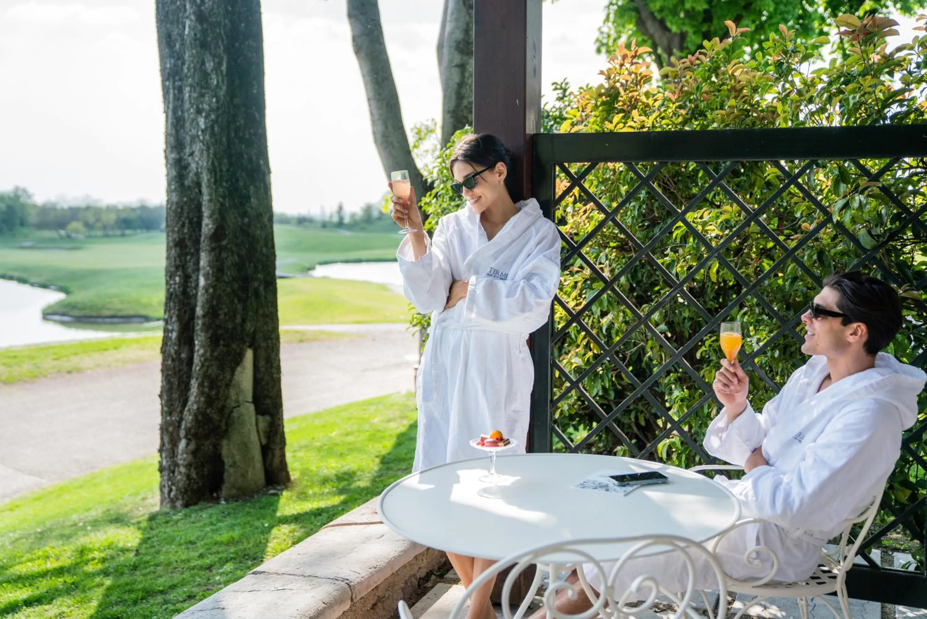 Balcony/Terrace in QC Grand Hotel Villa Arzaga Garda Spa & Golf