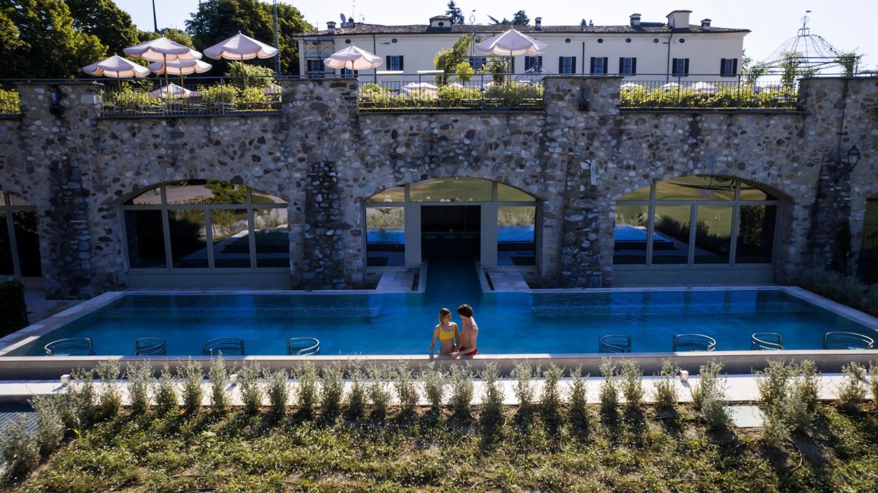 Spa and wellness centre/facilities in QC Grand Hotel Villa Arzaga Garda Spa & Golf