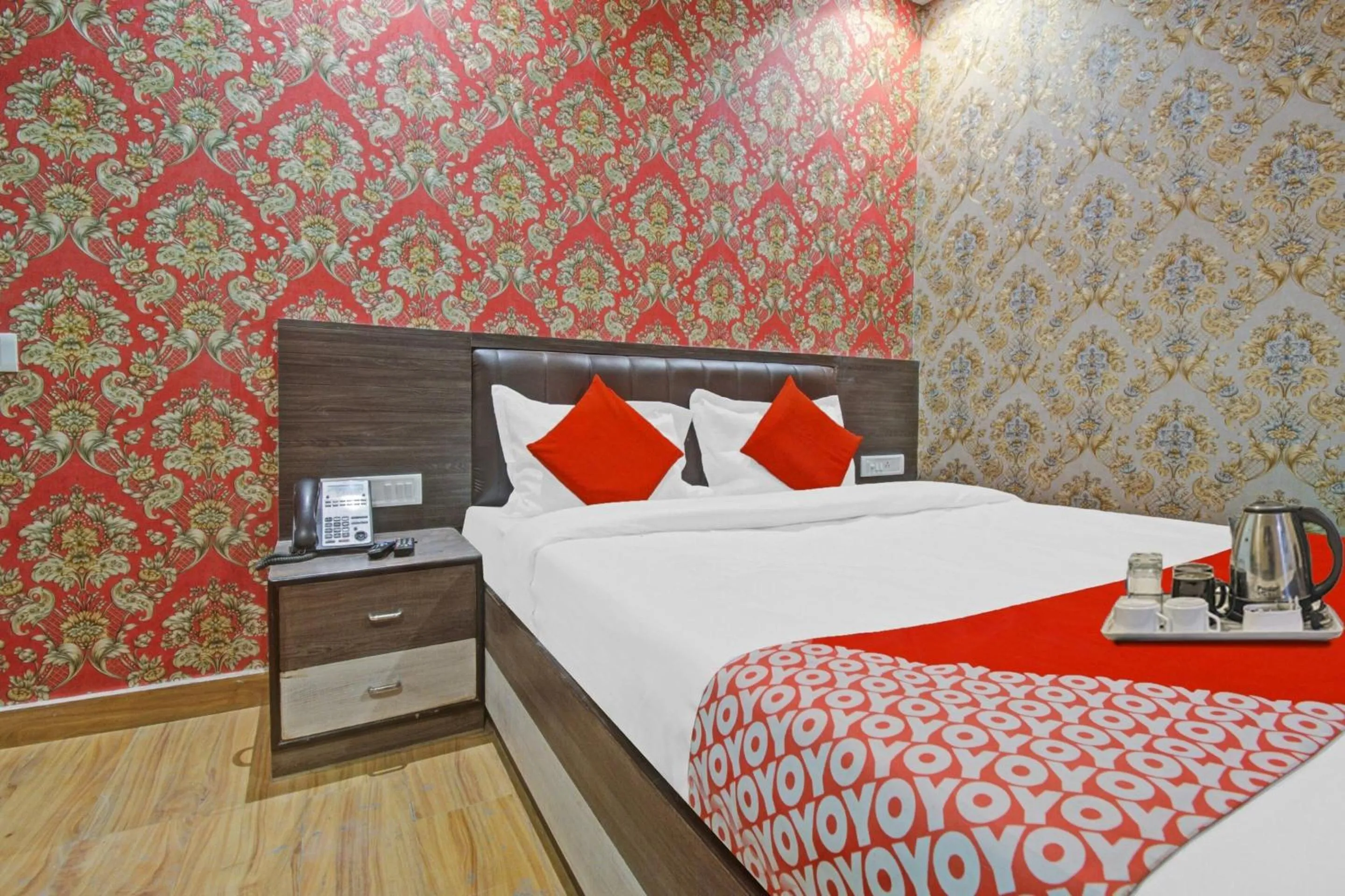 Bedroom, Bed in Hotel O Shree Mangalkamna