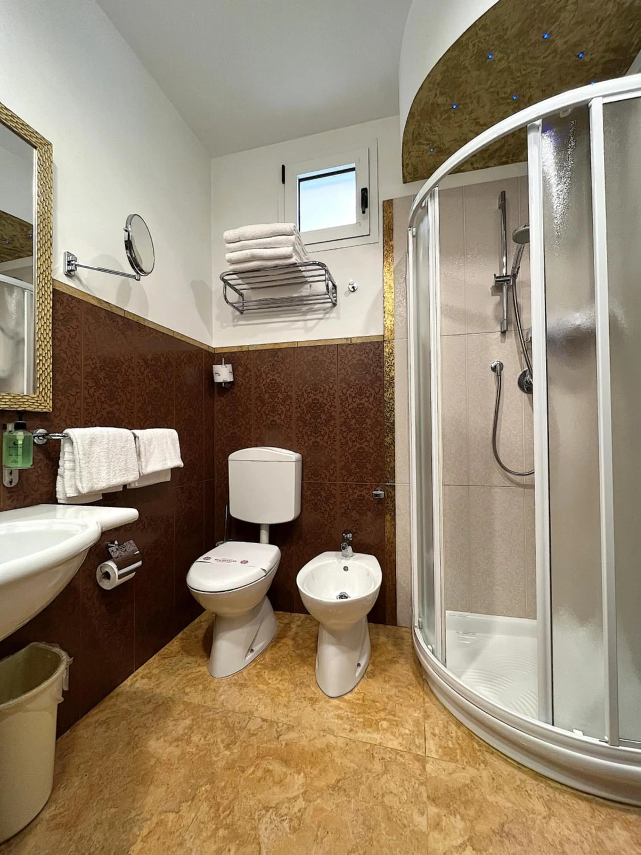 Shower in Hotel Regina