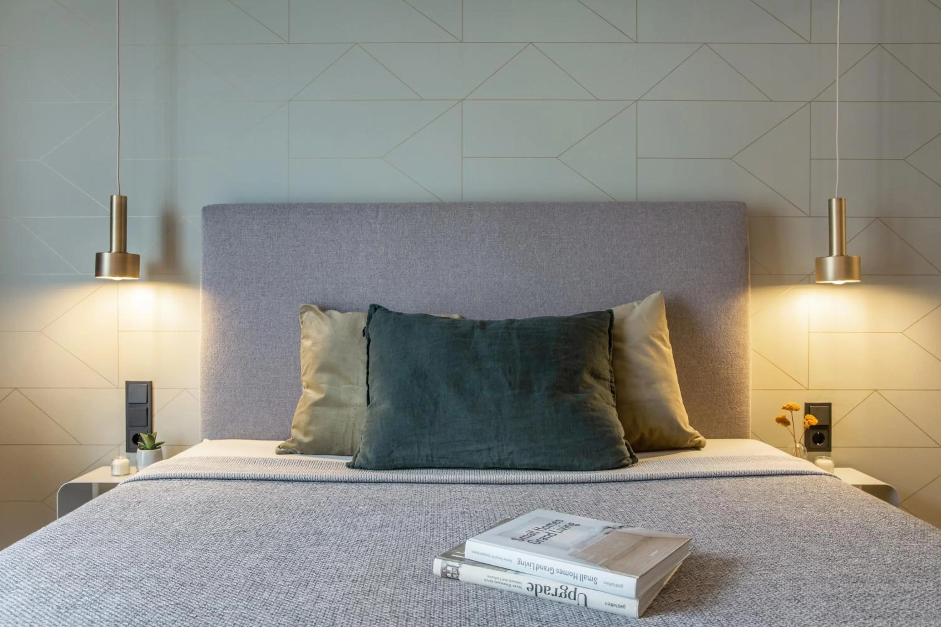 Bed in ipartment Berlin Airport