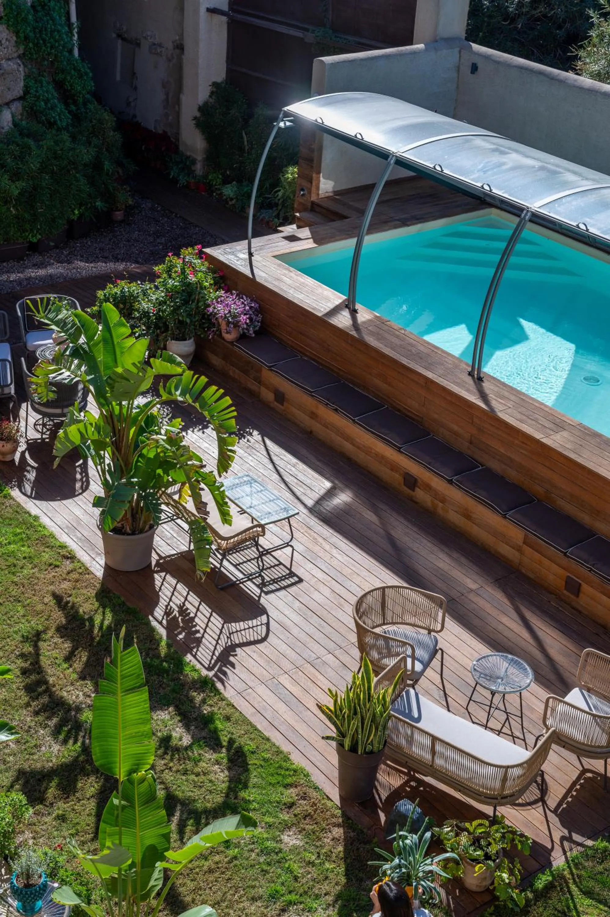 Pool view in Bastione Spasimo Boutique Hotel