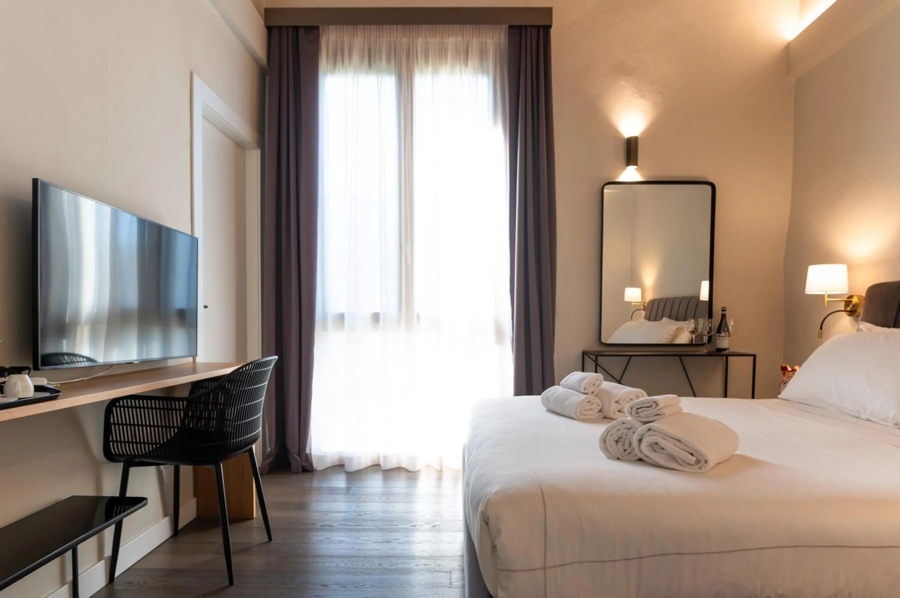Bedroom, Bed in Bastione Spasimo Boutique Hotel