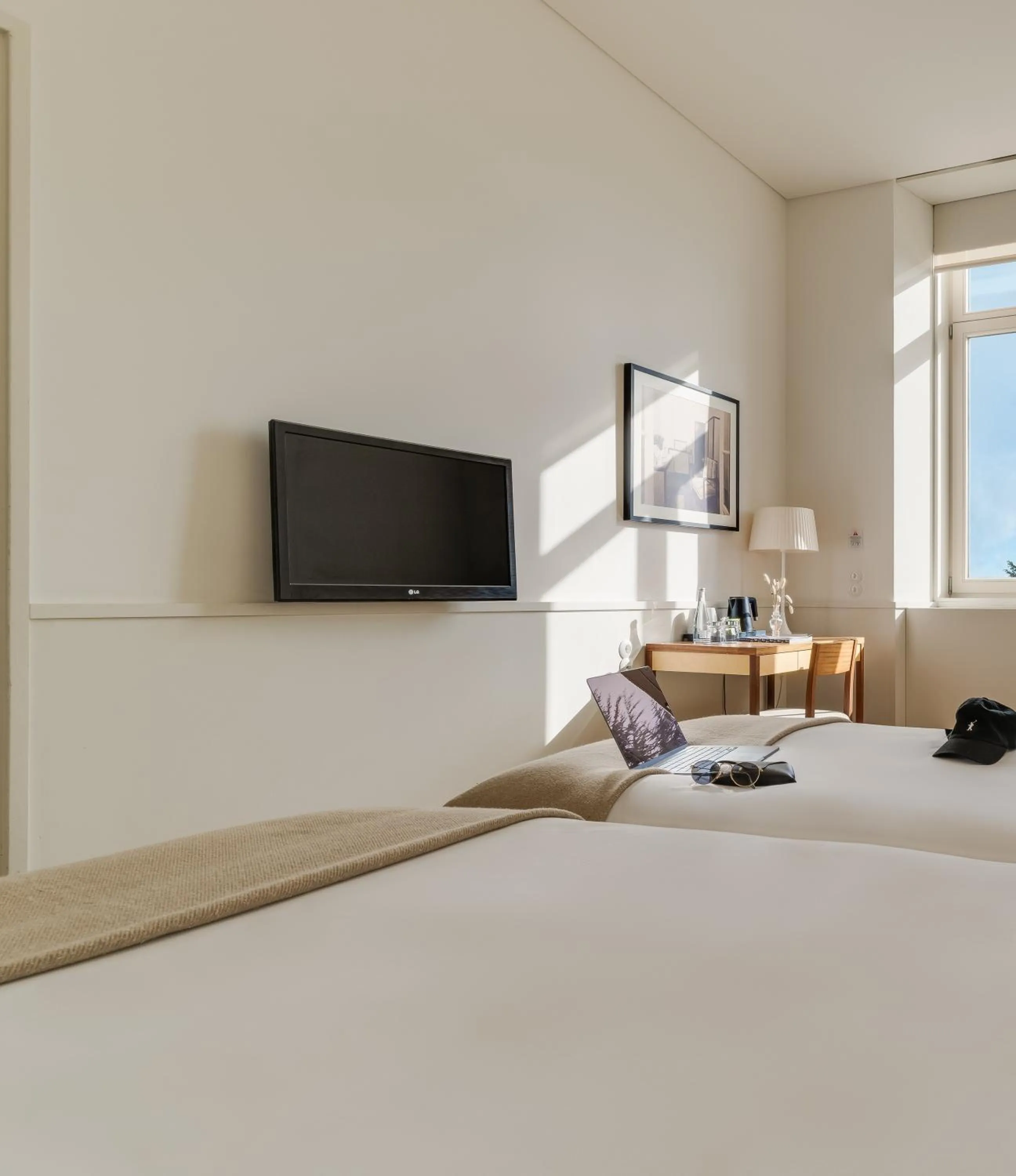 Bed in Pousada da Serra da Estrela