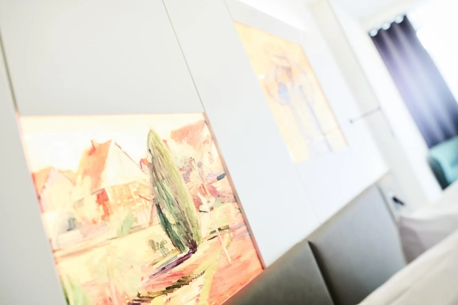 Bed in Design- und Kunsthotel München