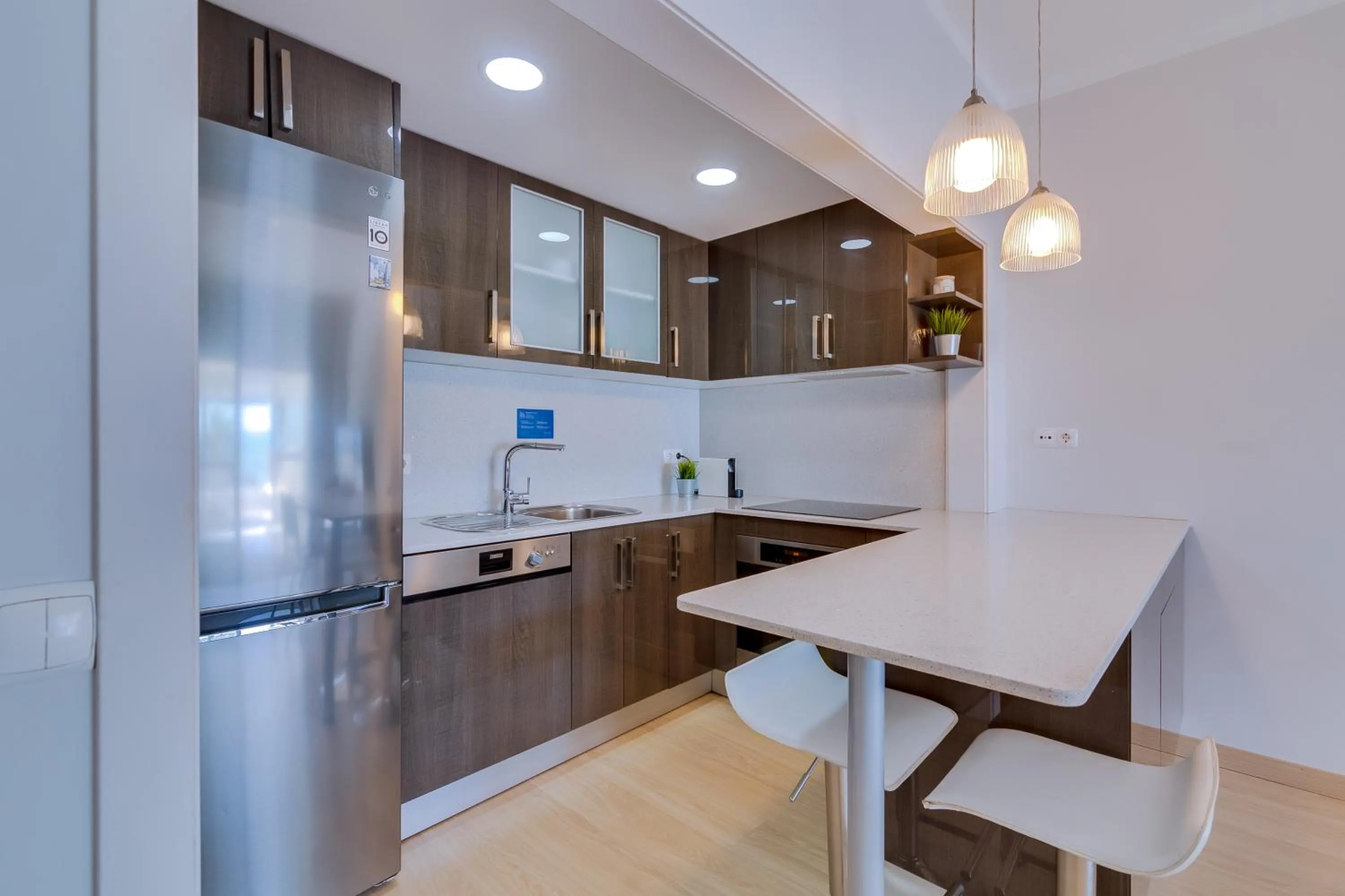 Kitchen or kitchenette in AL - Oceano T2 Frente Mar Quarteira