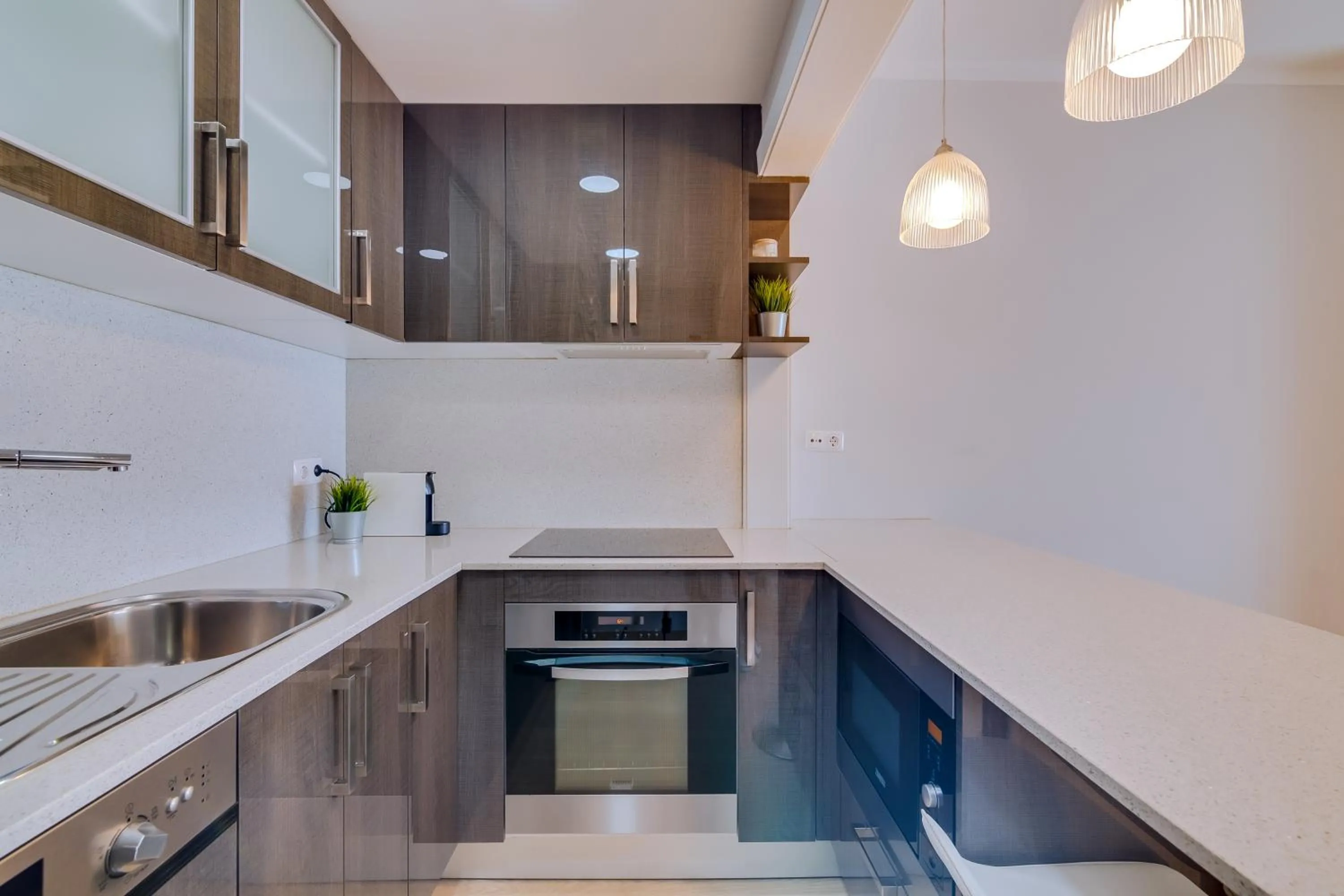 Kitchen or kitchenette in AL - Oceano T2 Frente Mar Quarteira