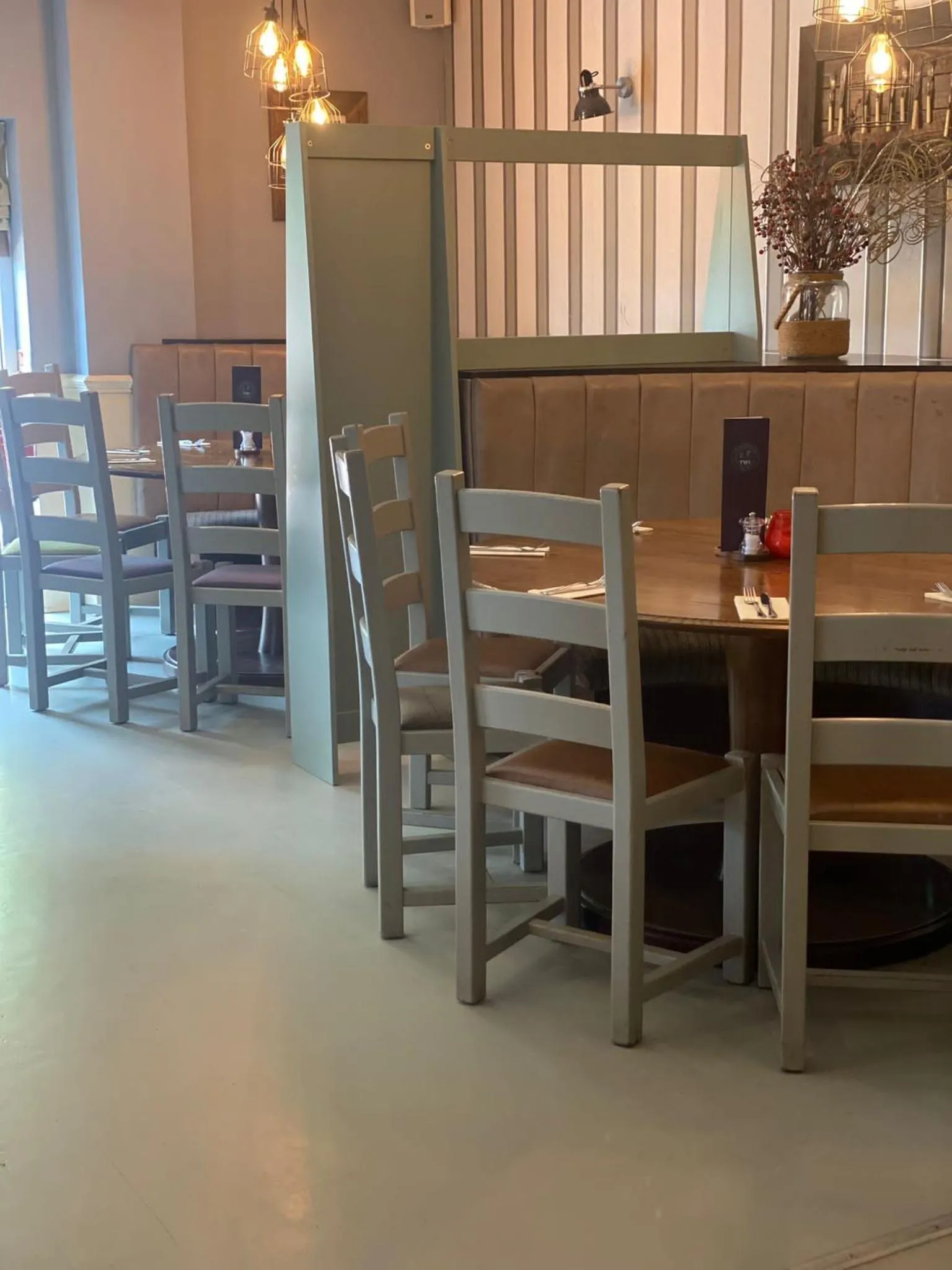 Dining area in The Woolpack Inn