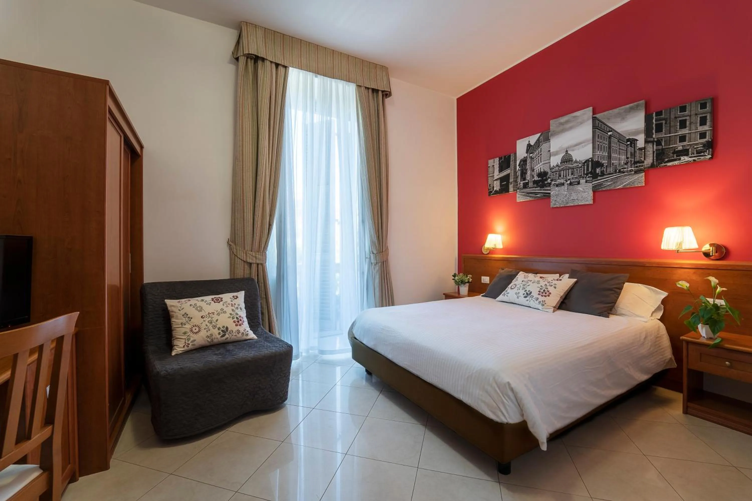 Photo of the whole room, Bed in il passetto