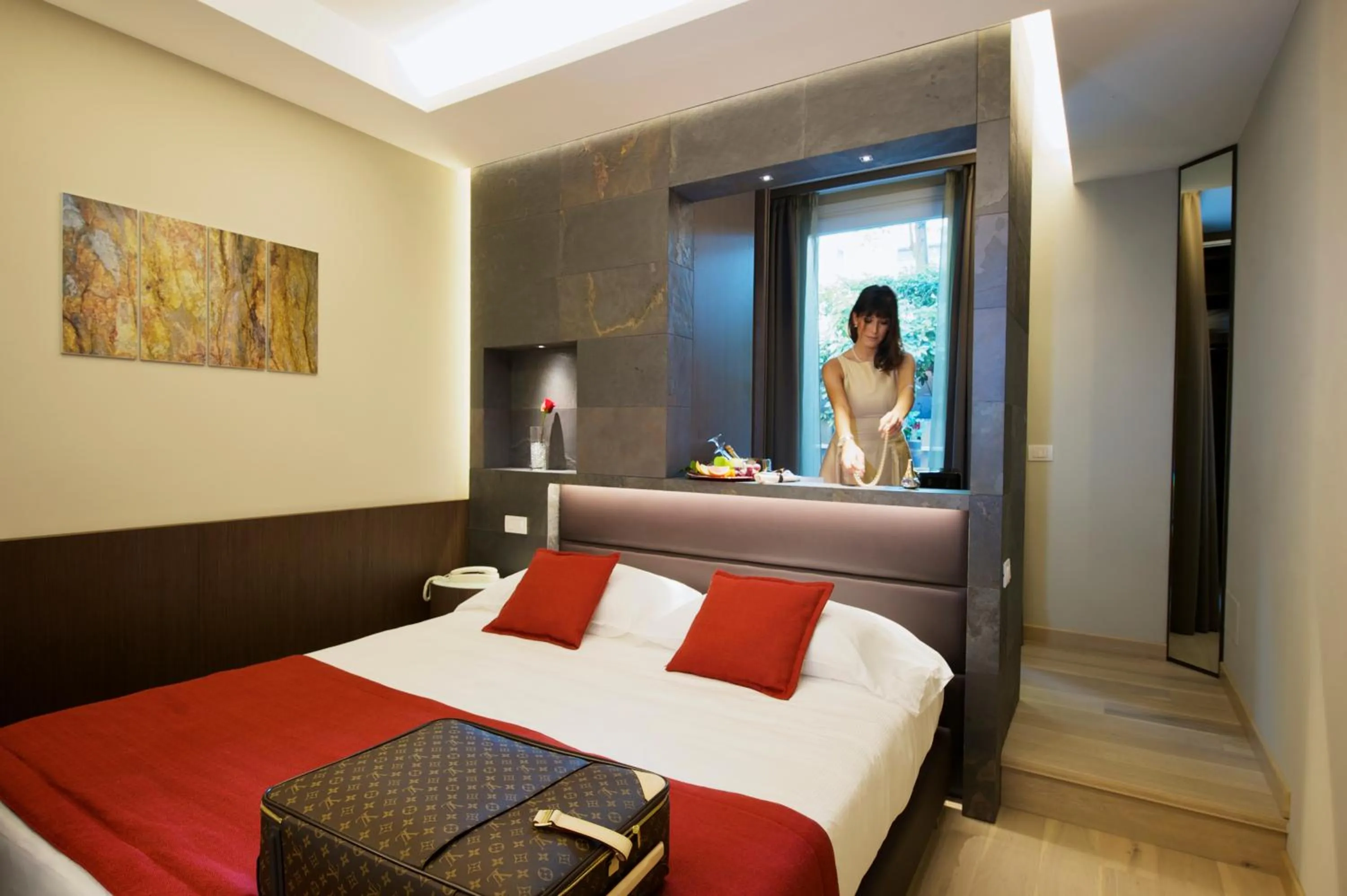 Photo of the whole room, Bed in UNAHOTELS Villa dei Platani Foligno