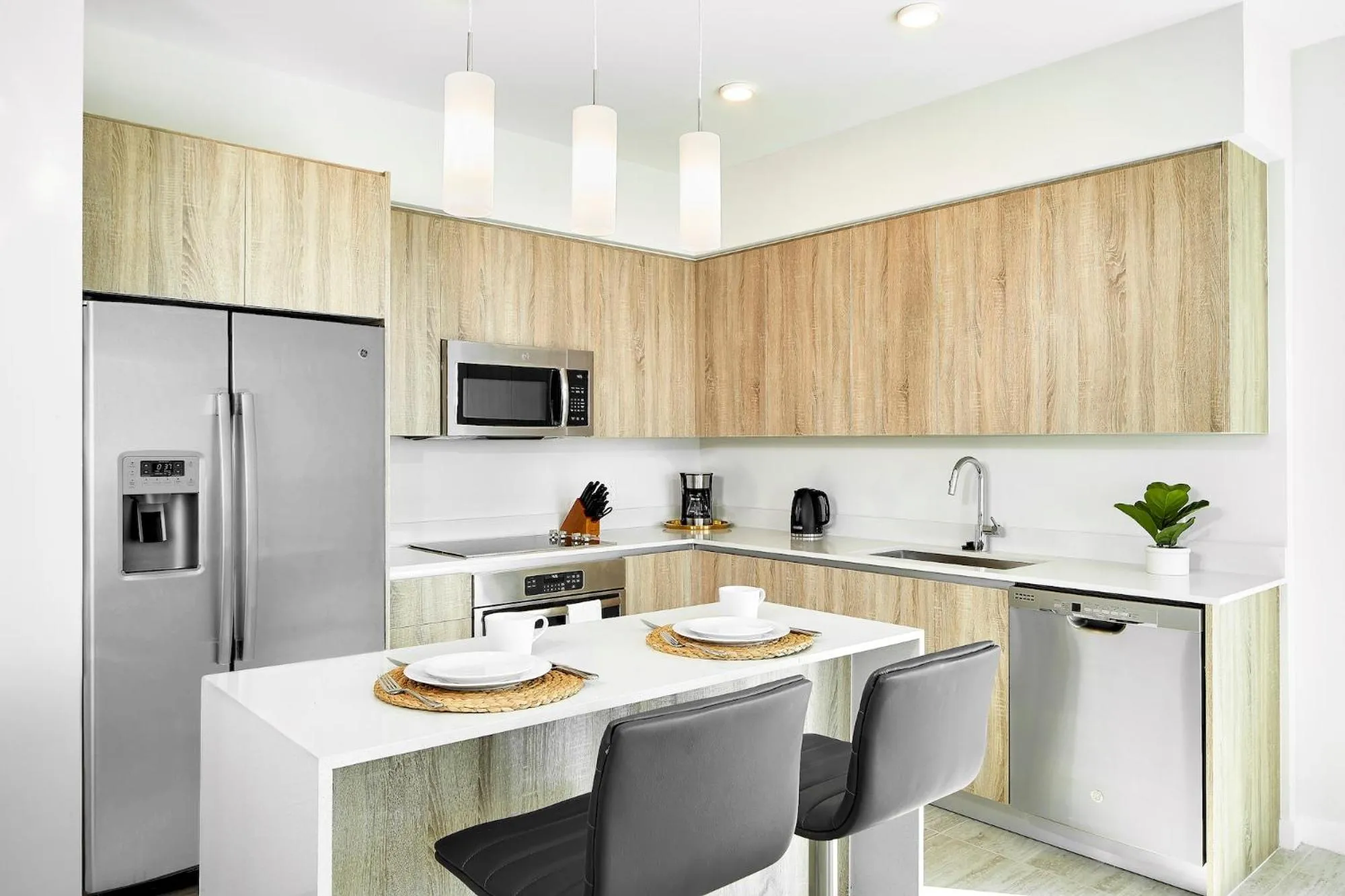 Kitchen or kitchenette in Nomada Destination Residences - Quadro