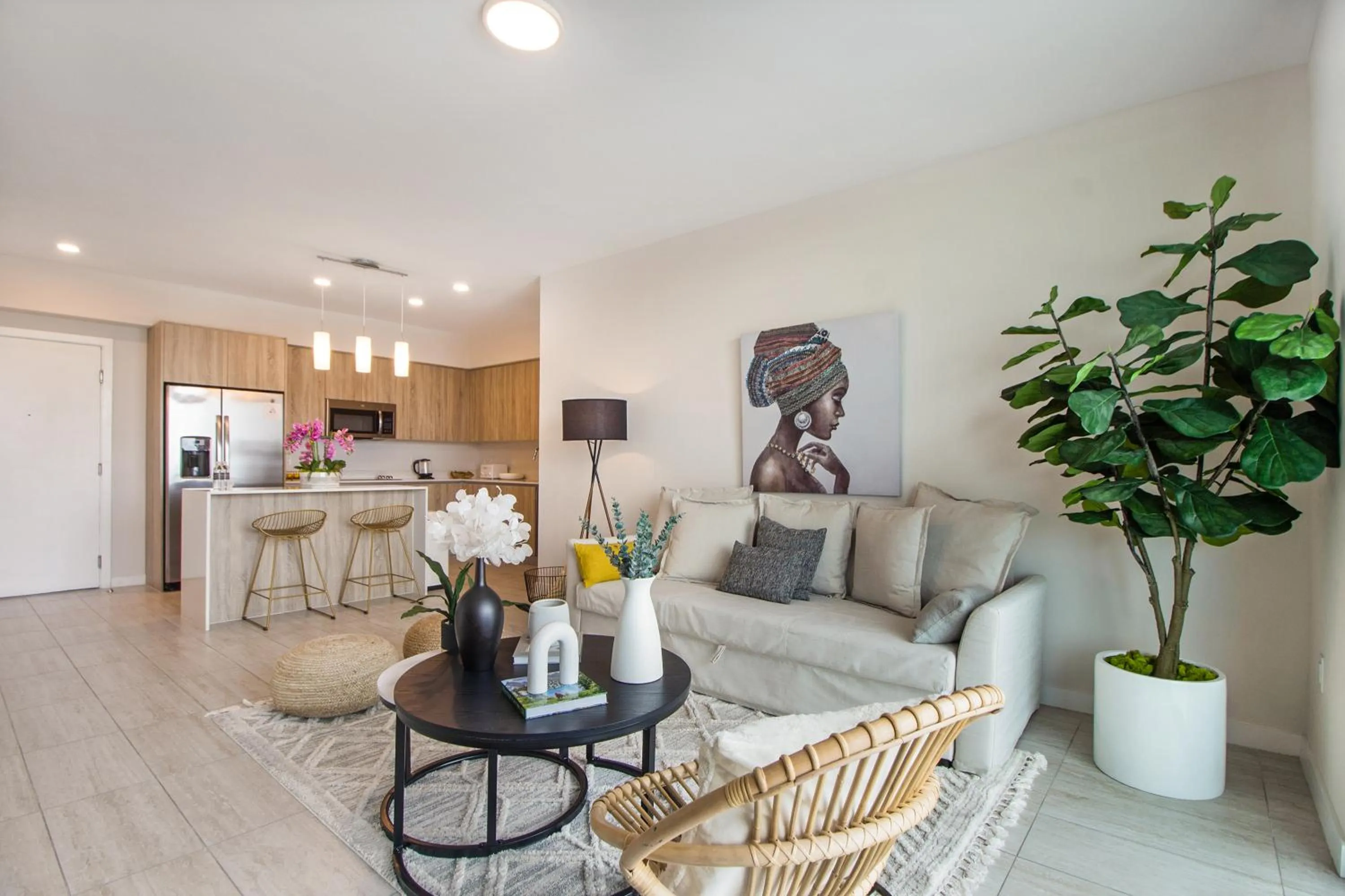 Living room in Nomada Destination Residences - Quadro