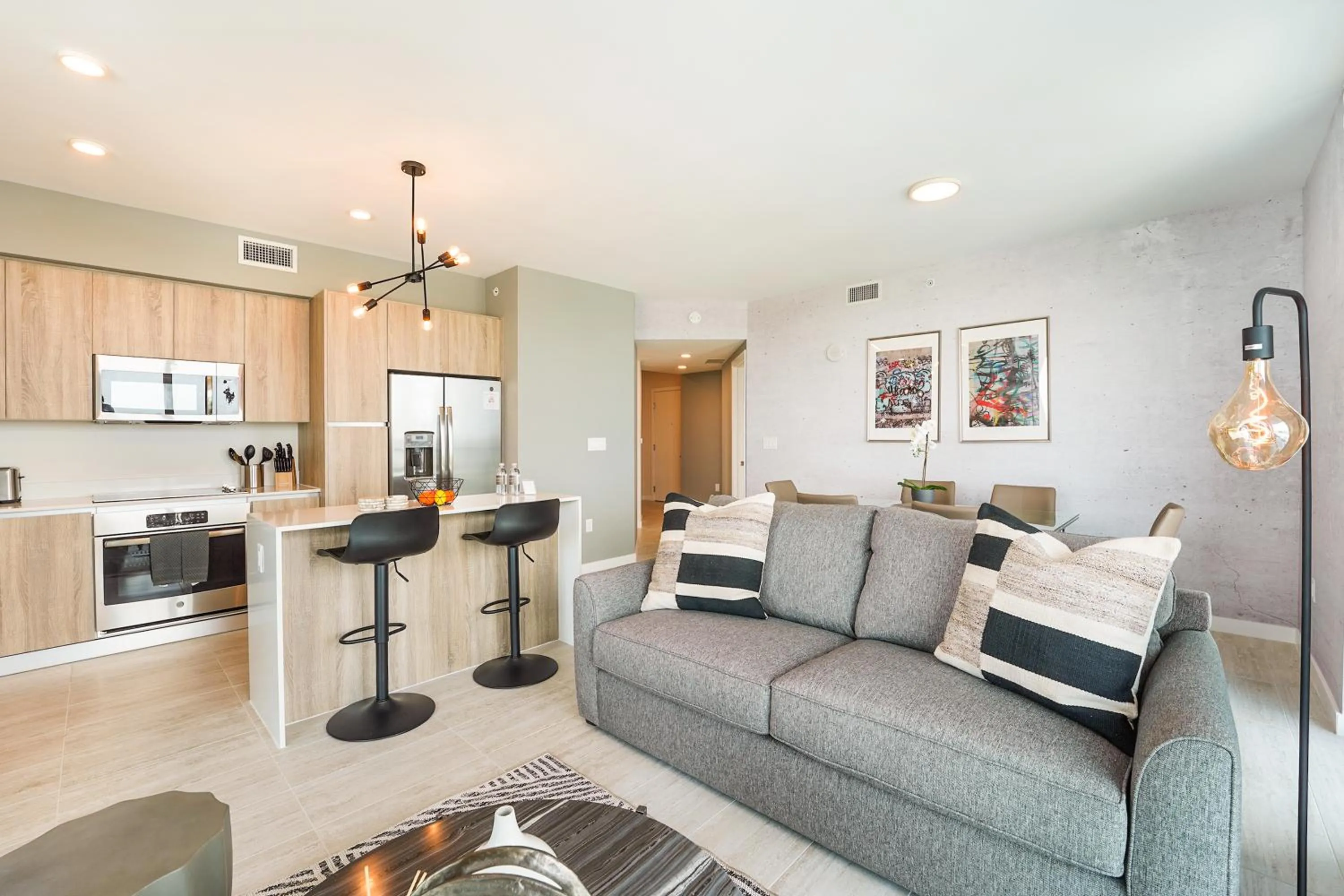 Living room in Nomada Destination Residences - Quadro