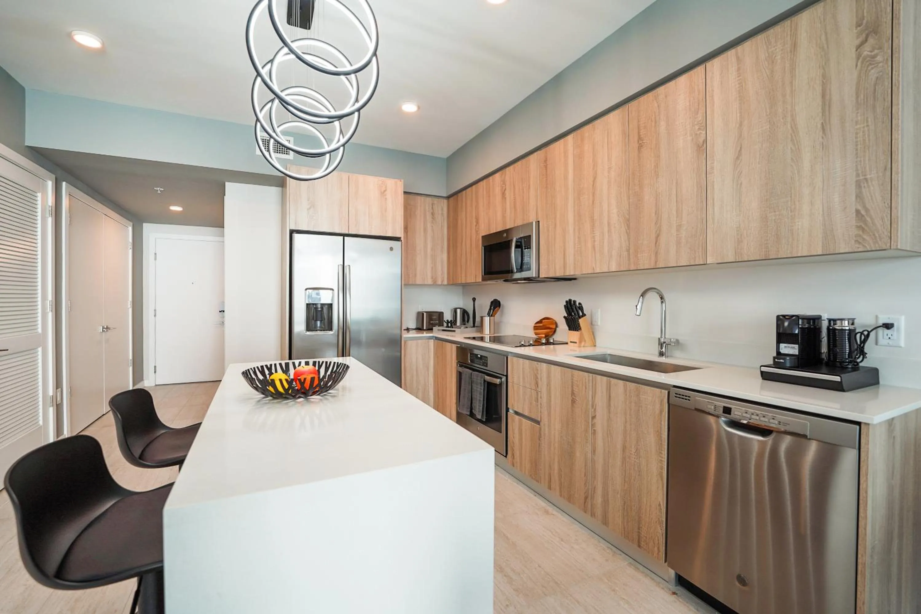 Kitchen or kitchenette in Nomada Destination Residences - Quadro