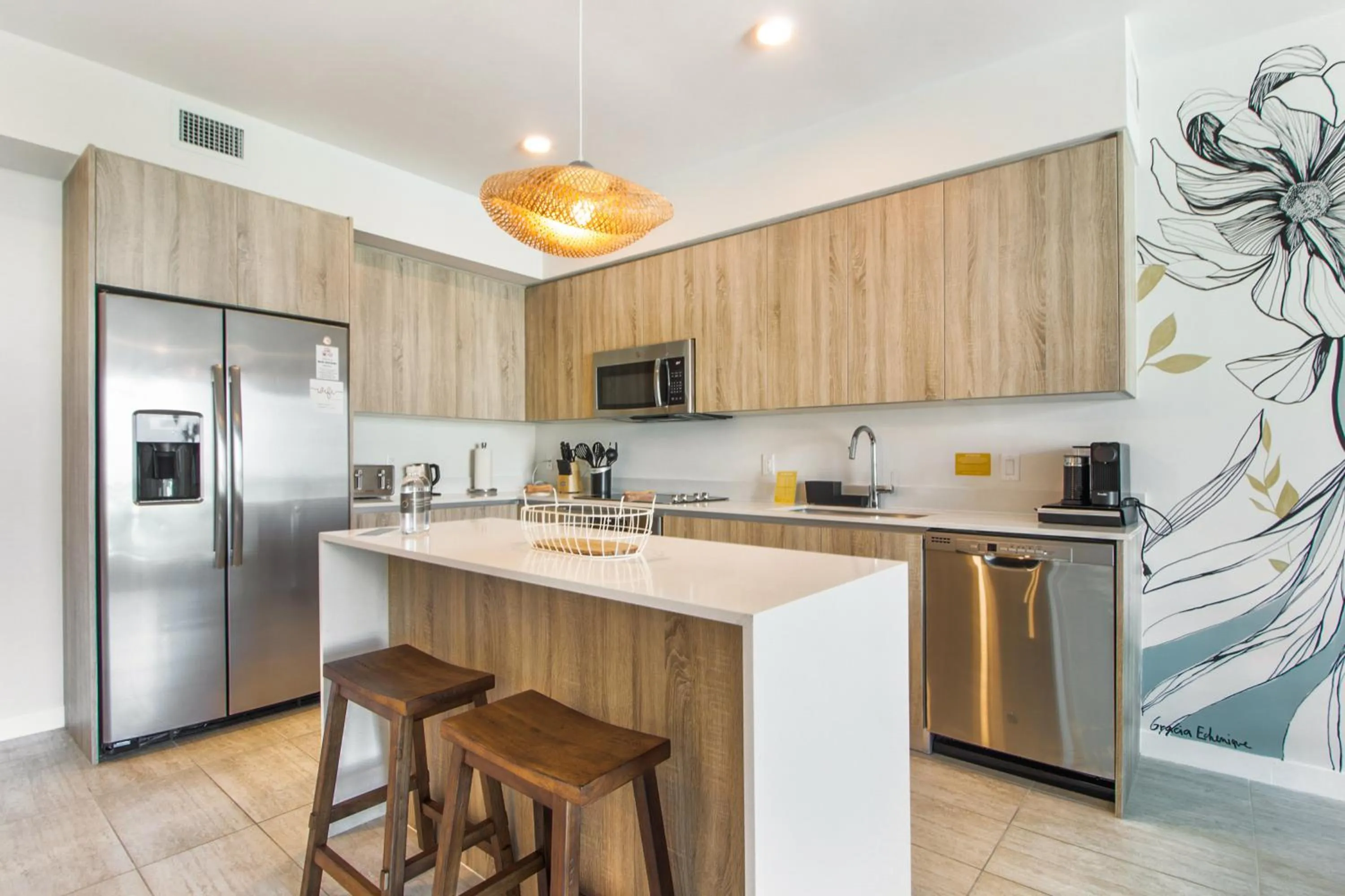 Kitchen or kitchenette in Nomada Destination Residences - Quadro