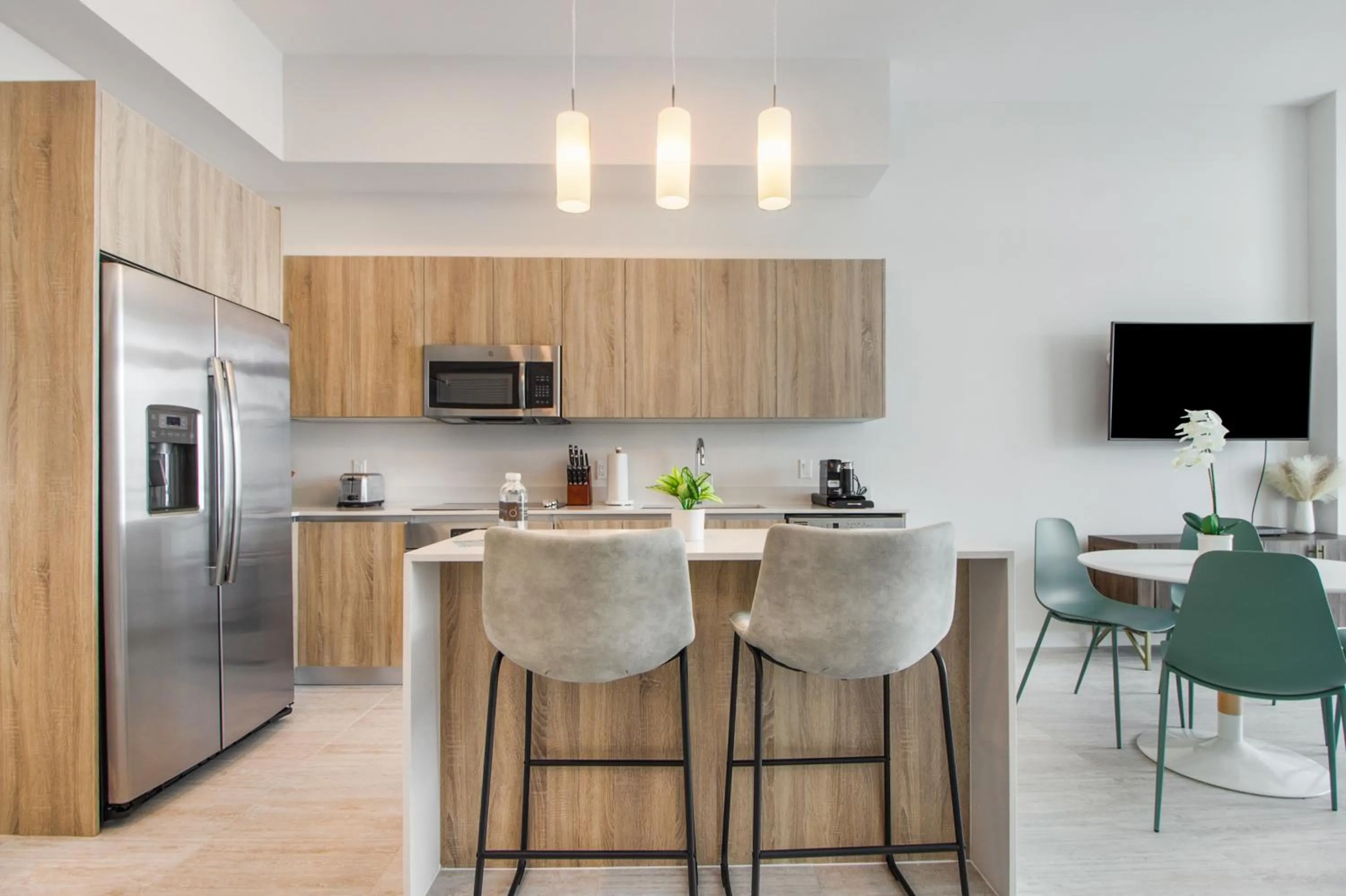 Kitchen or kitchenette in Nomada Destination Residences - Quadro