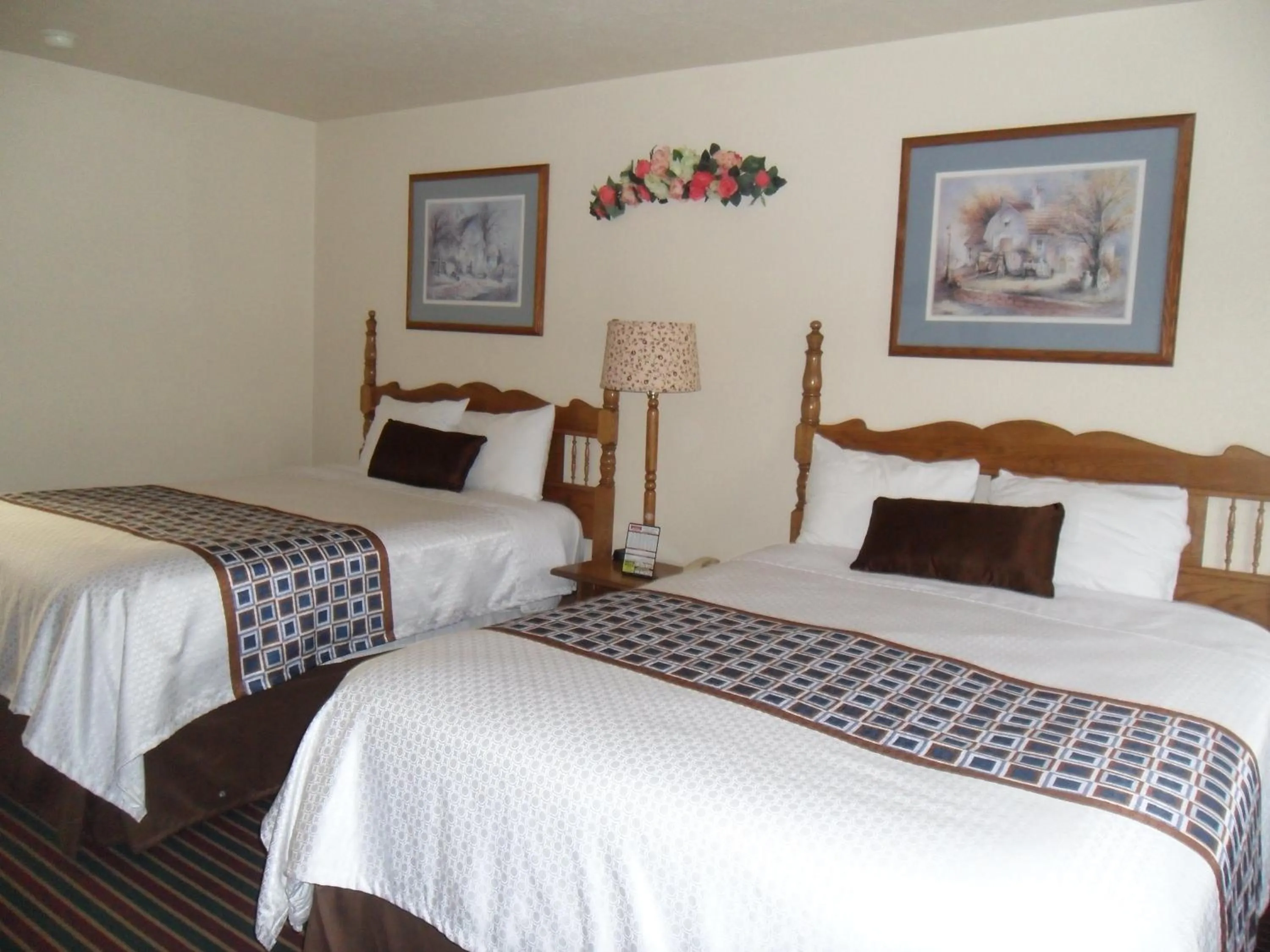 Bed in Der Ruhe Blatz Motel