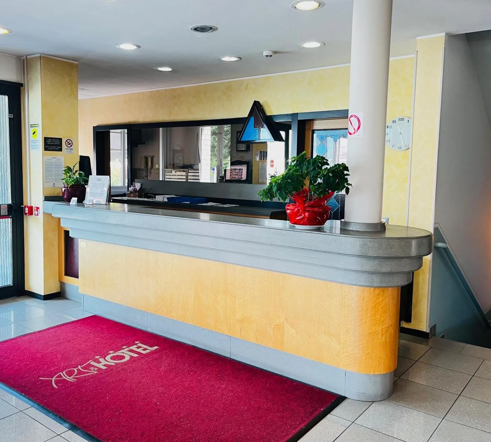 Lobby or reception in Art & Hotel Treviolo