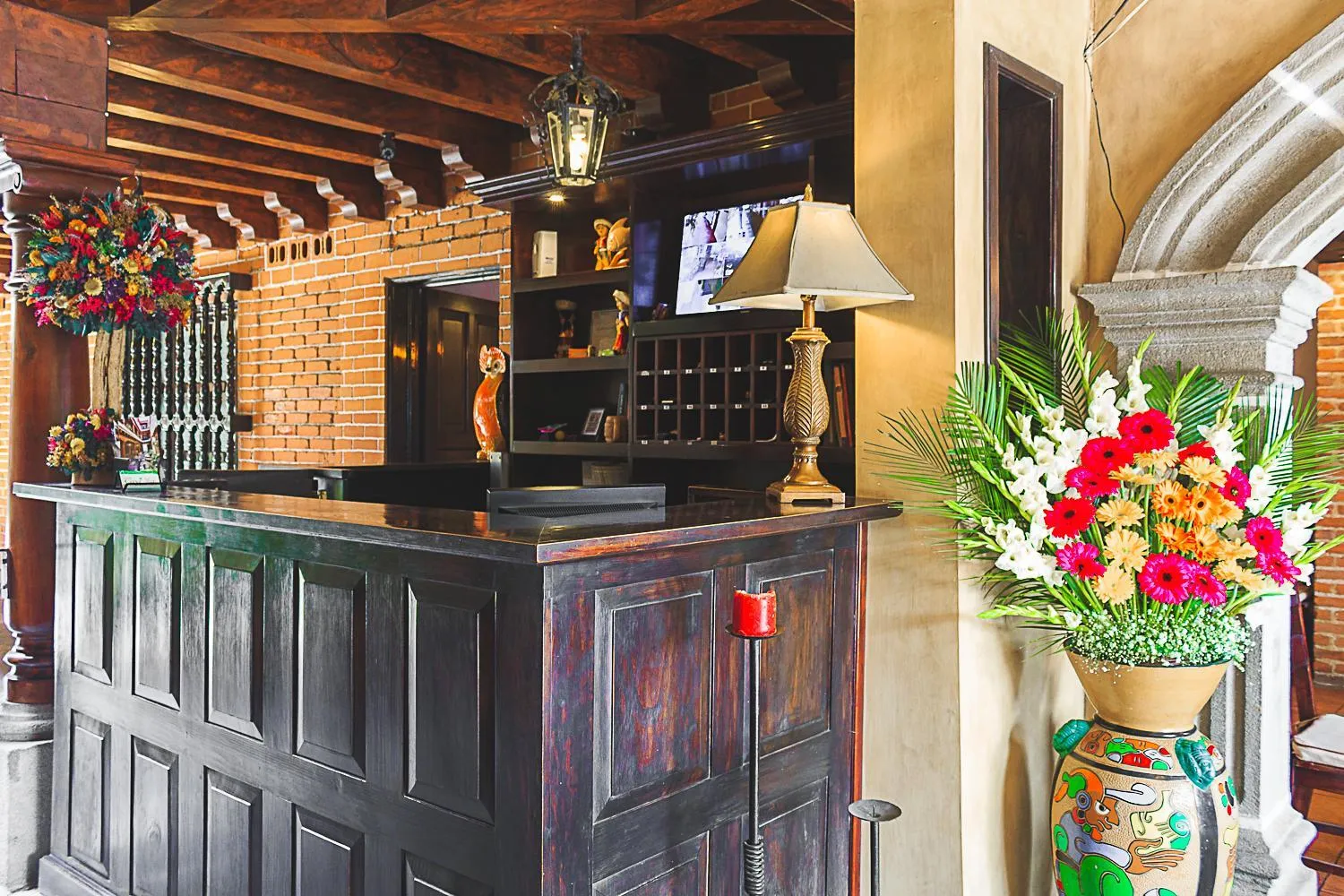 Lobby or reception in Casa Mia Hotel