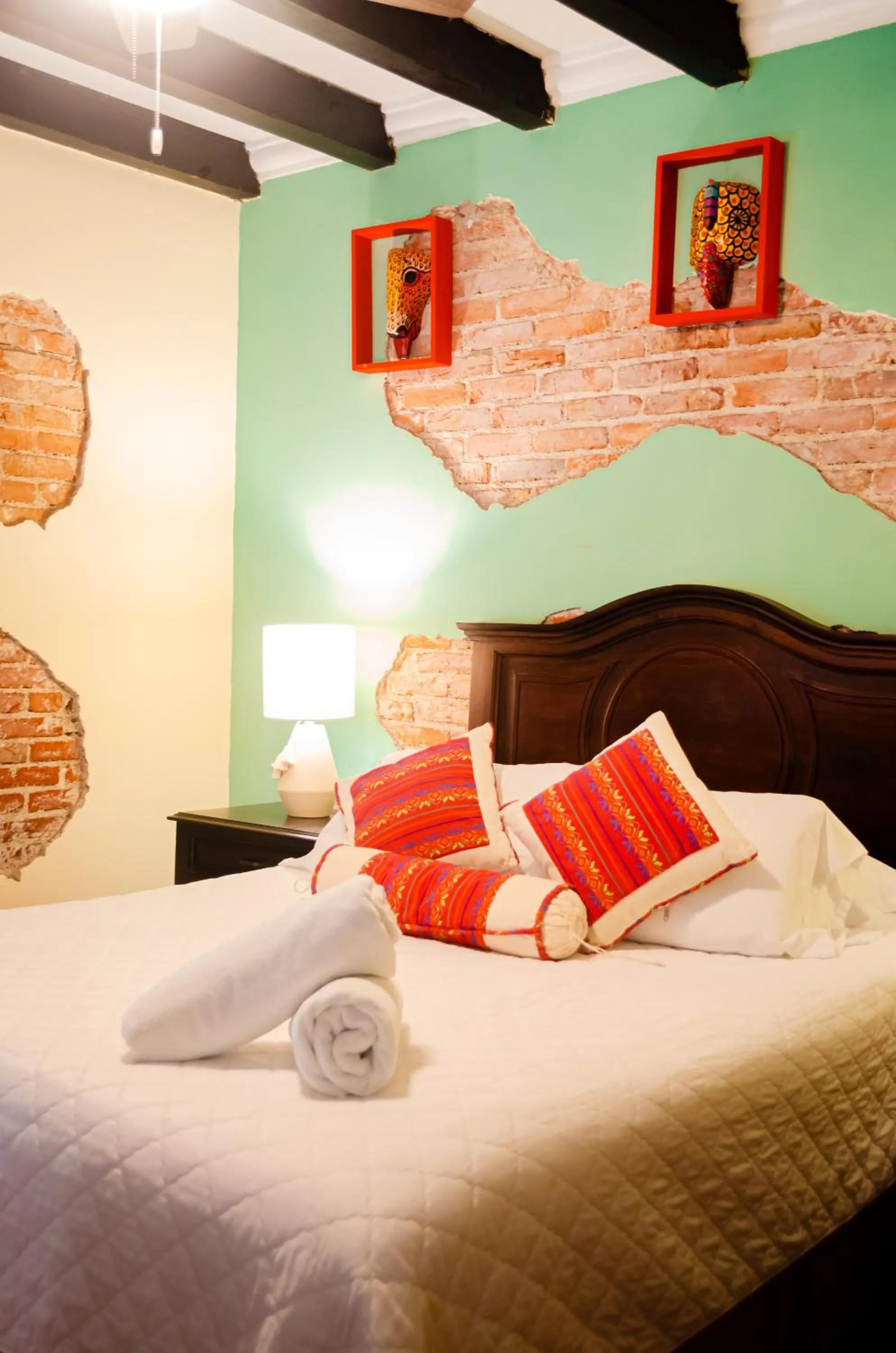 Bed in Casa Mia Hotel