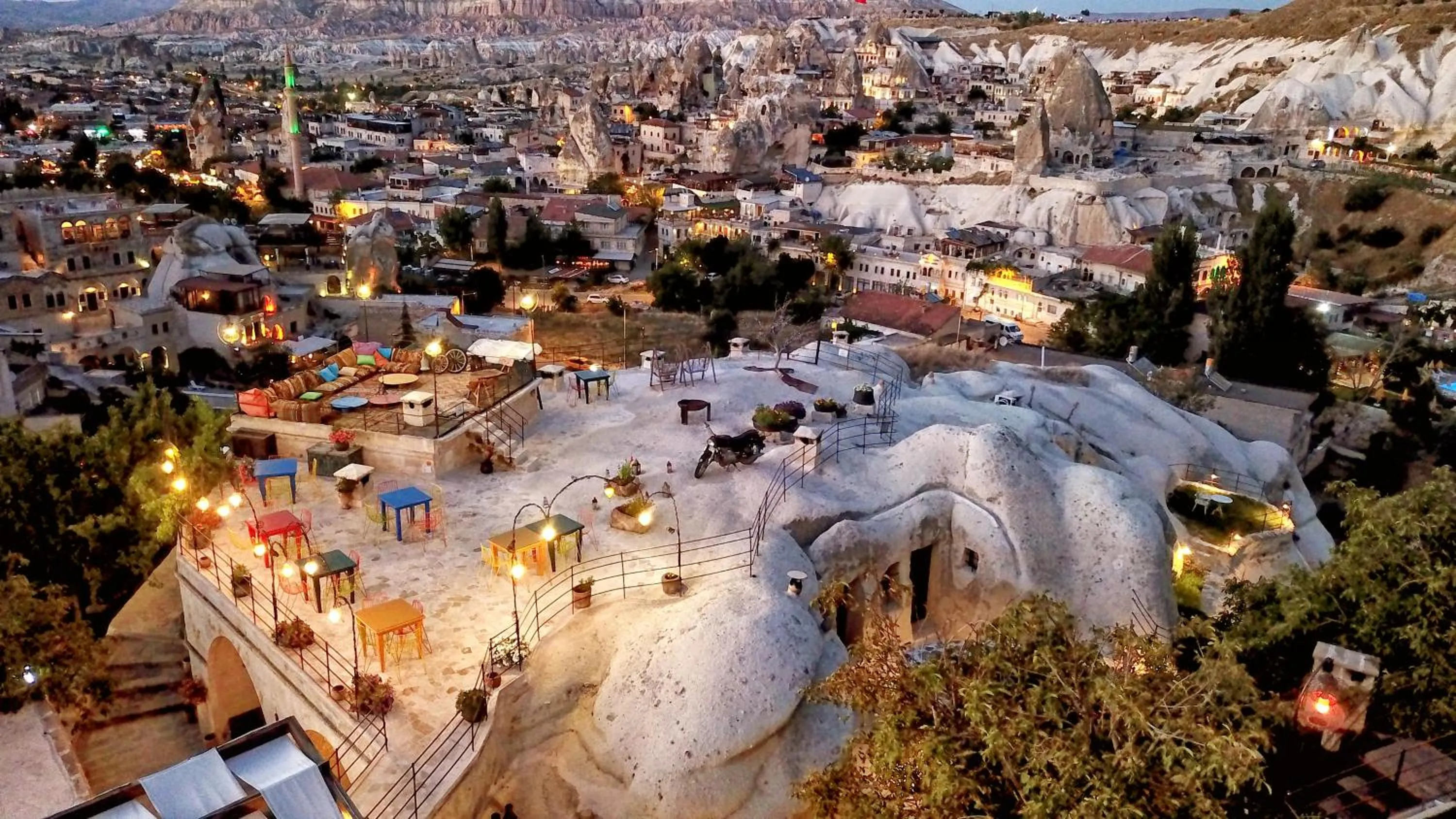 Bird's eye view in Traveller's Cave Hotel