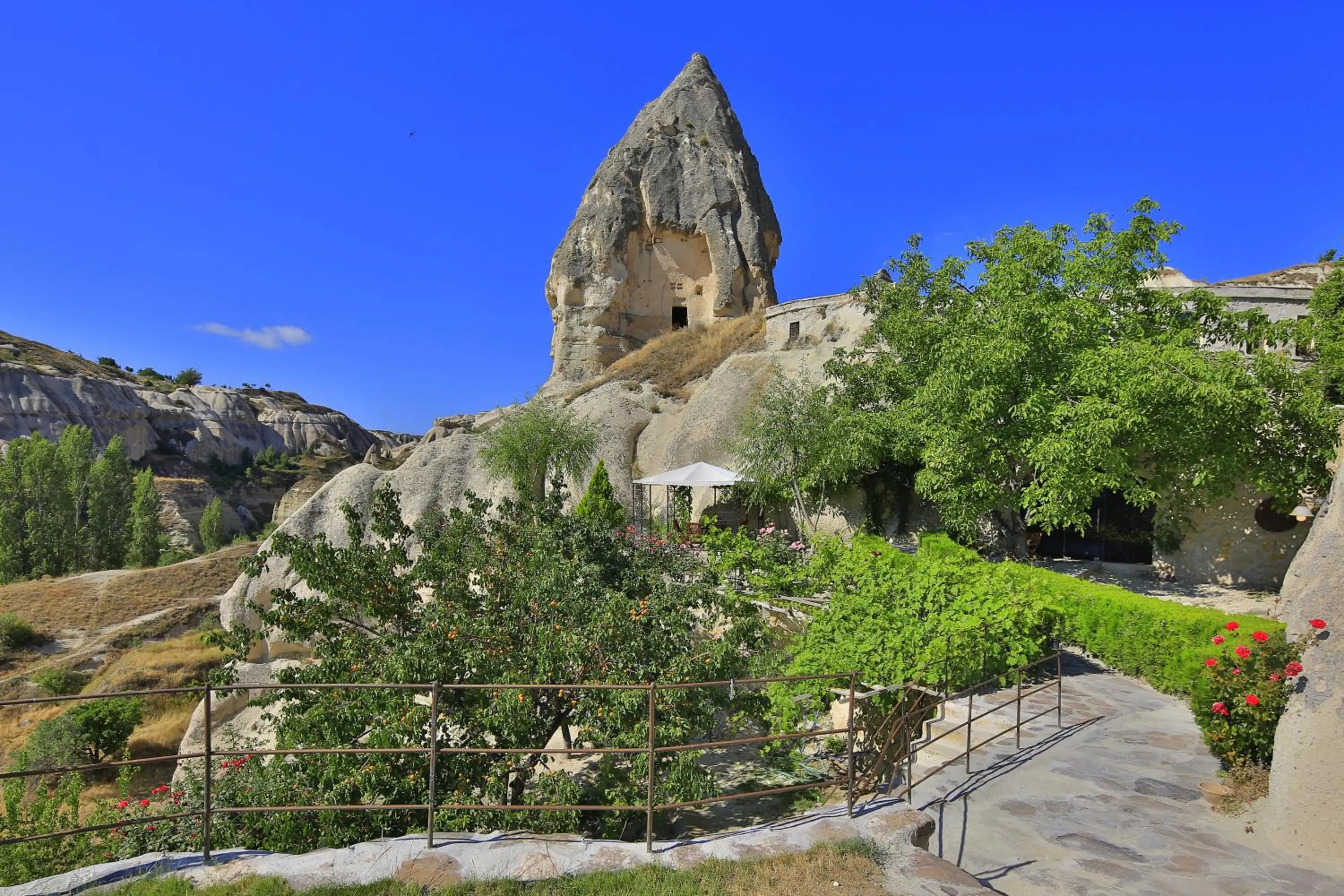 Garden in Traveller's Cave Hotel