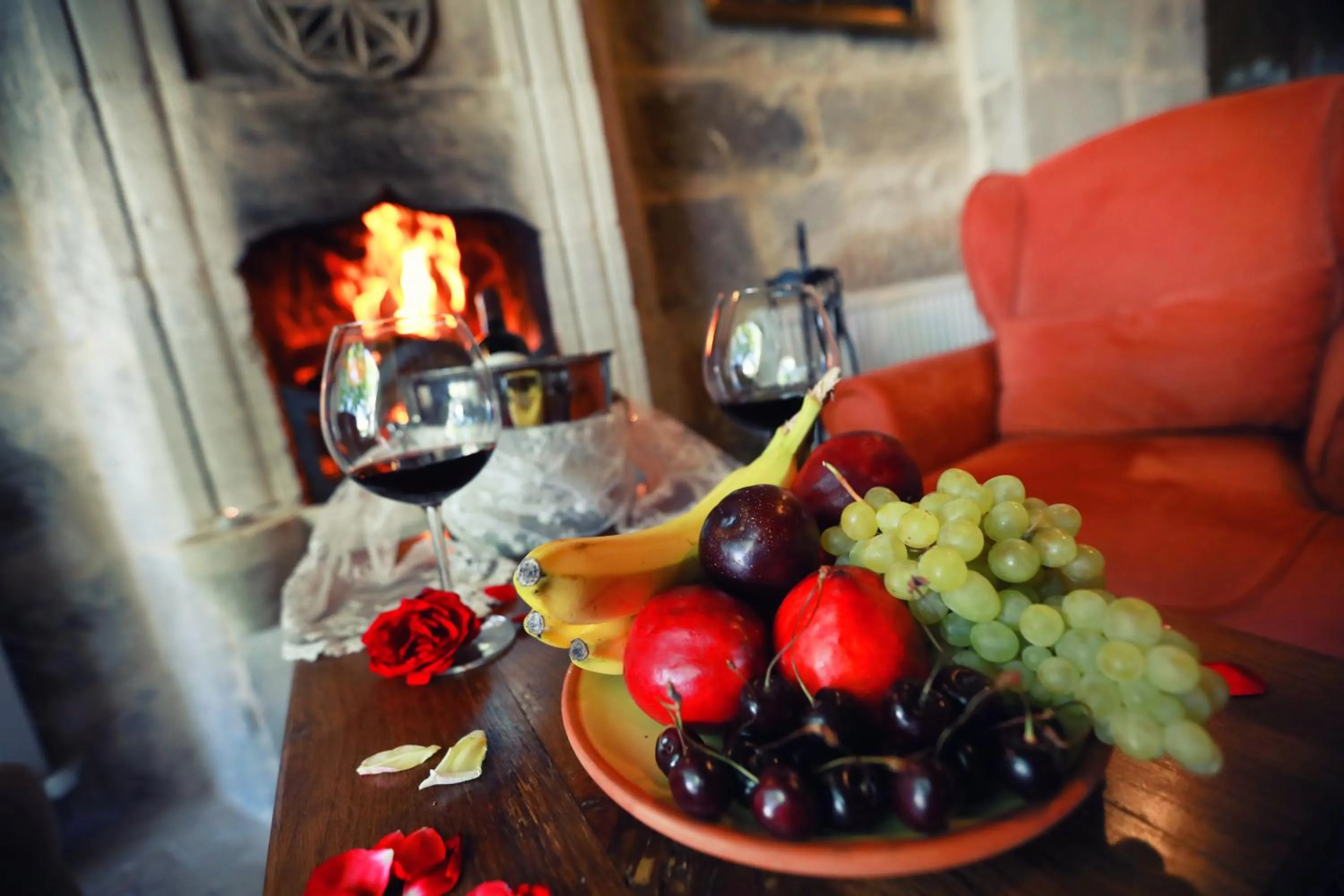 Seating area in Traveller's Cave Hotel