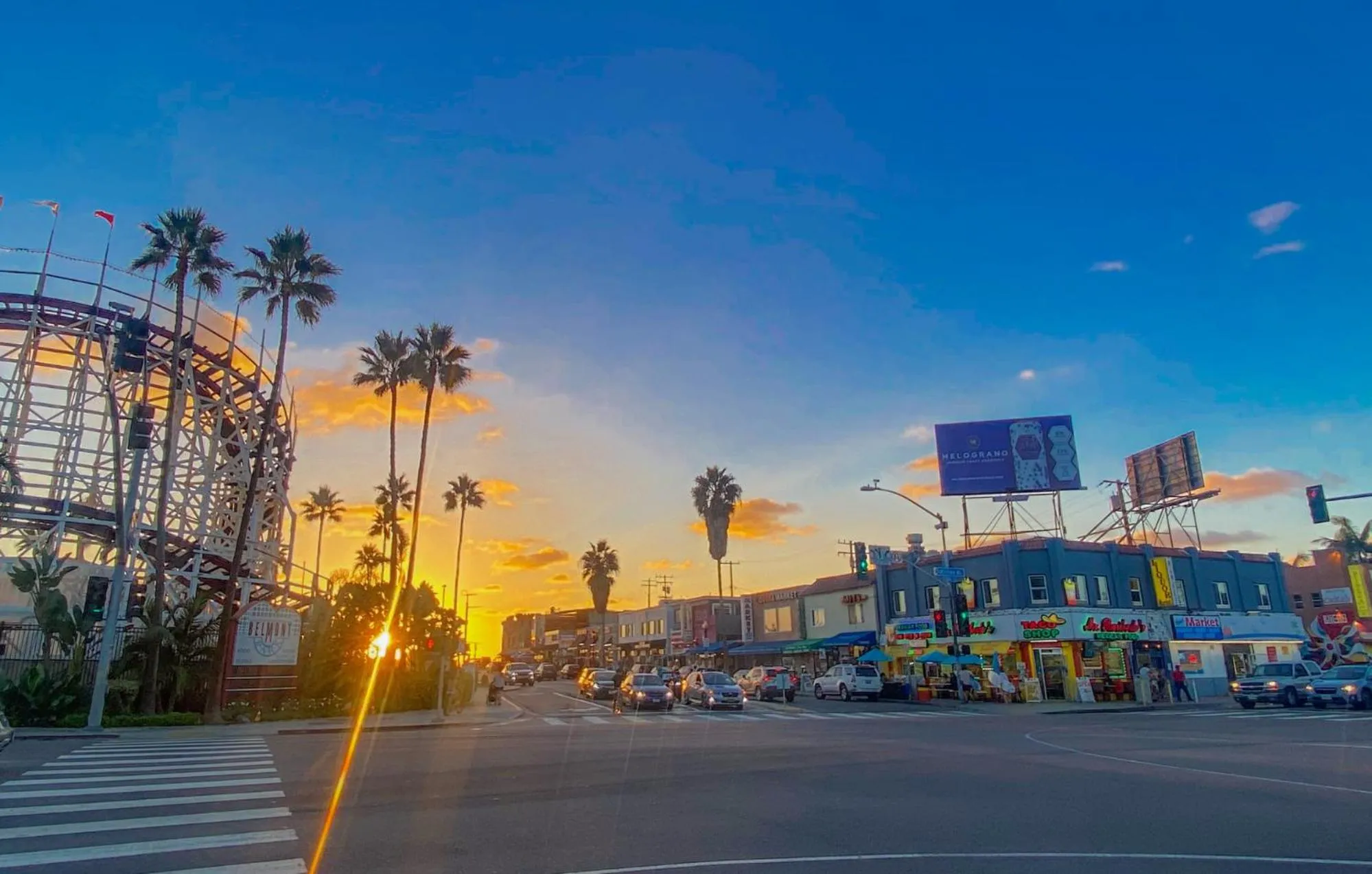 City view in ITH San Diego Mission Beach Backpacker Hostel