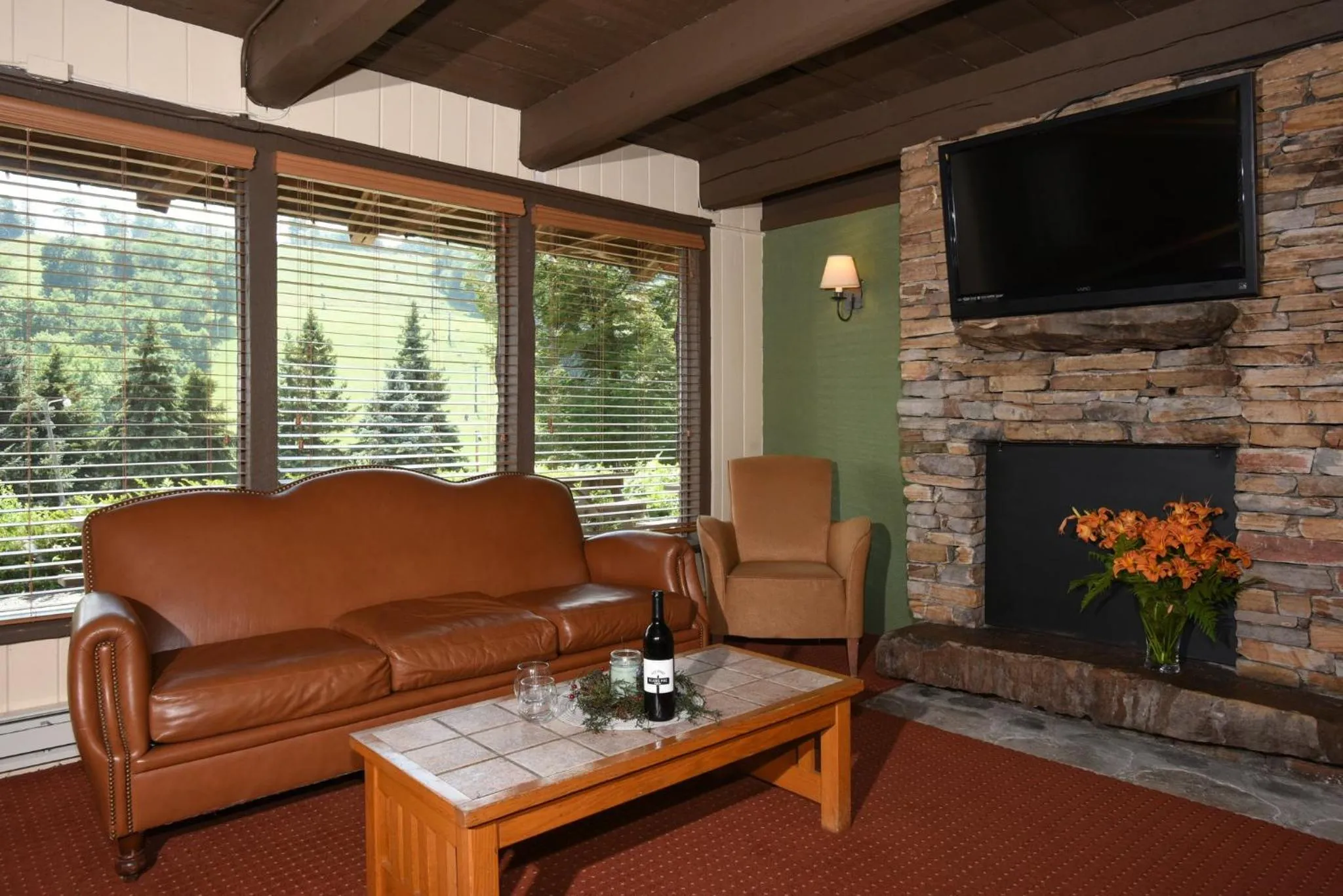 Living room in Seven Springs Resort Properties