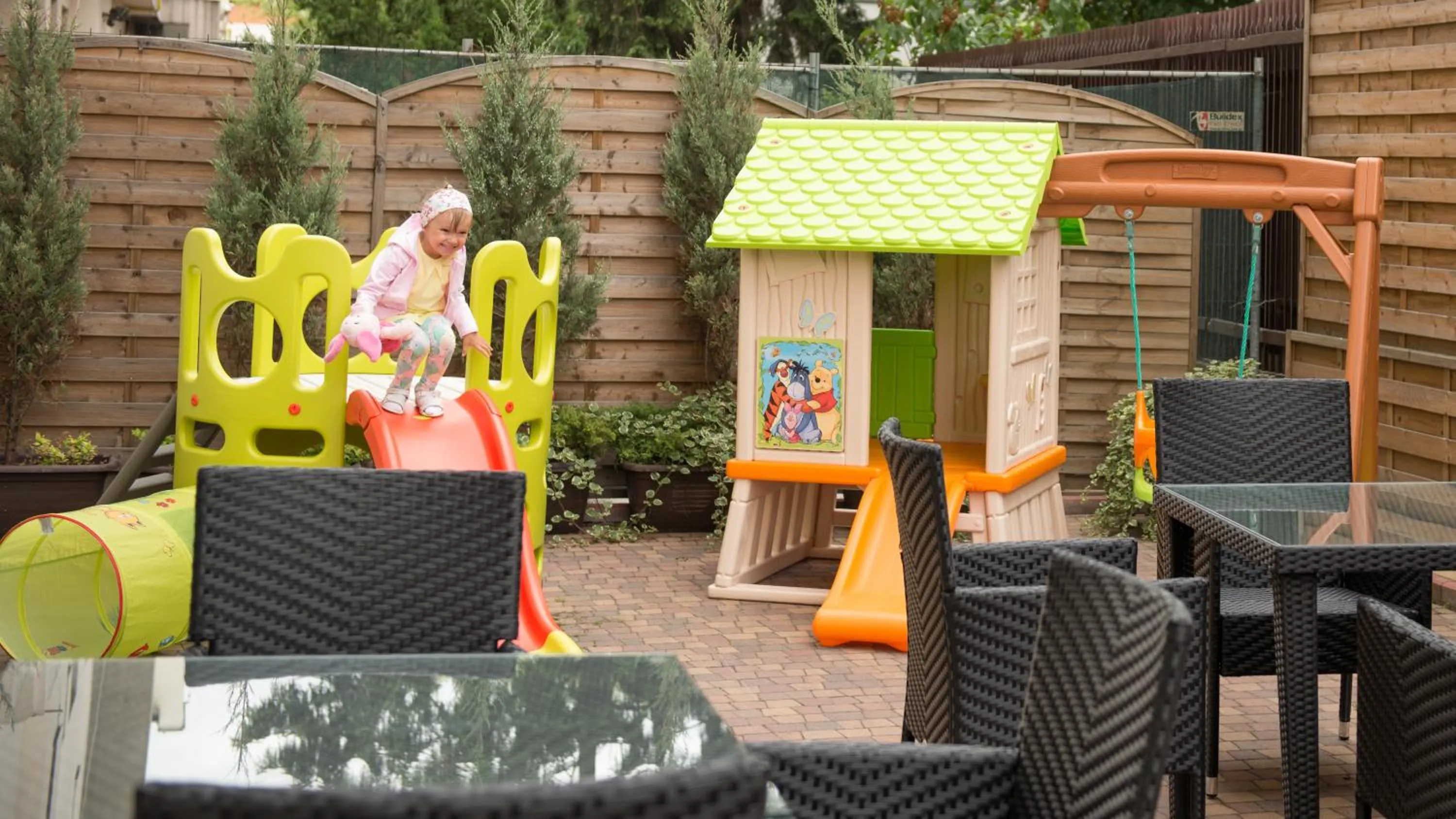 Patio in Hotel Chopin Business&SPA