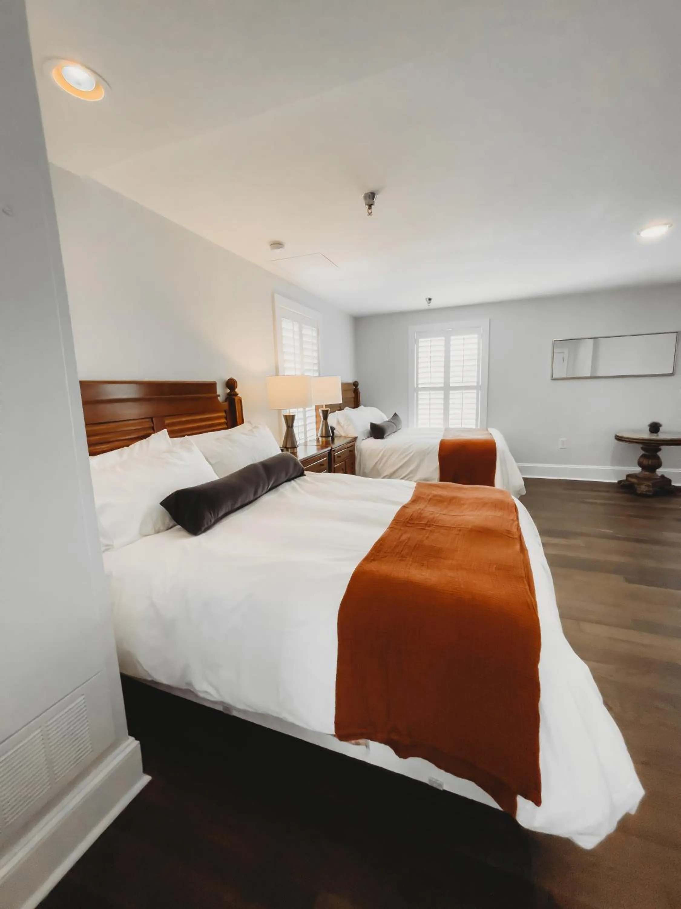 Bed in The Jefferson Inn