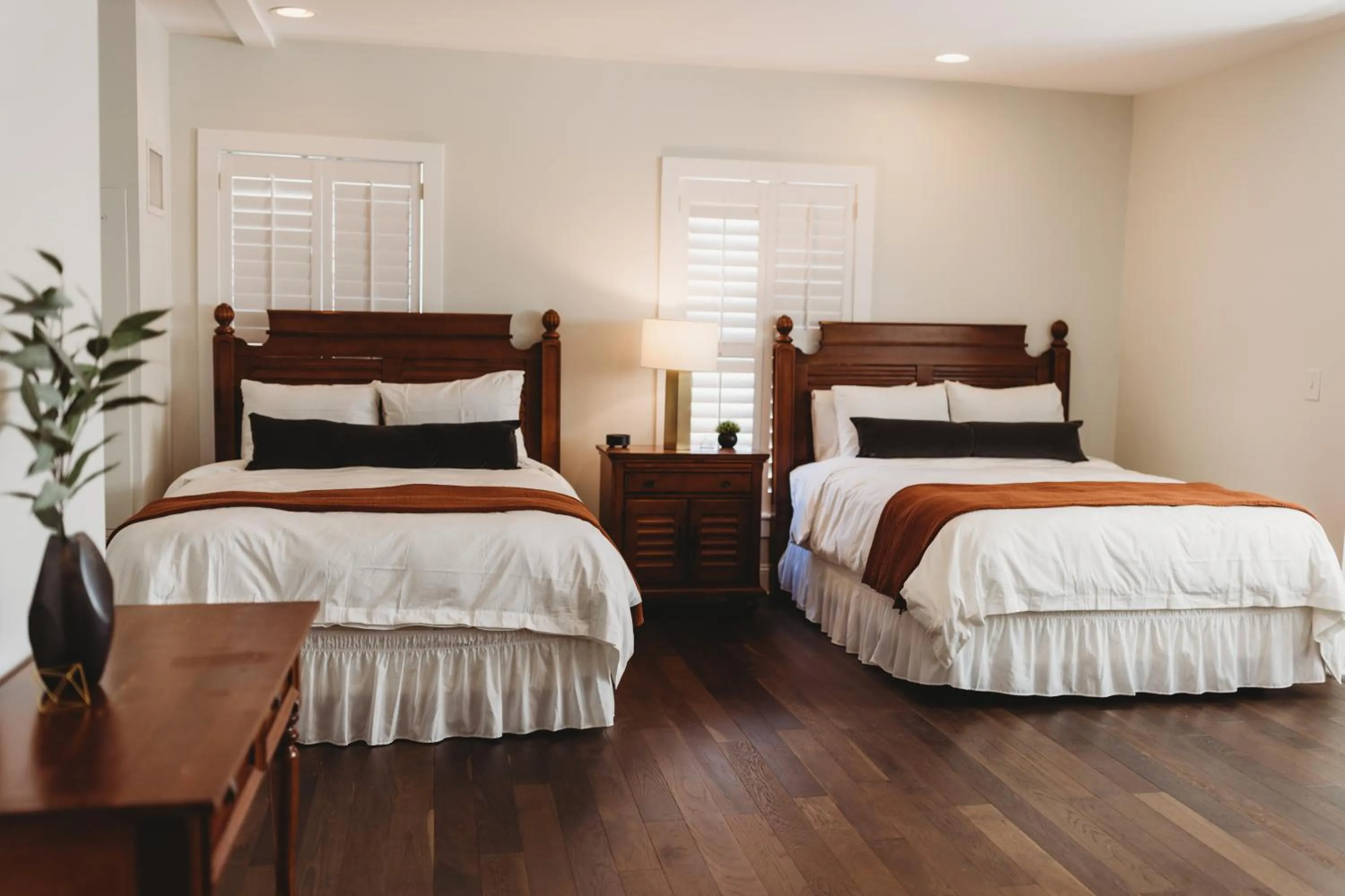 Bed in The Jefferson Inn