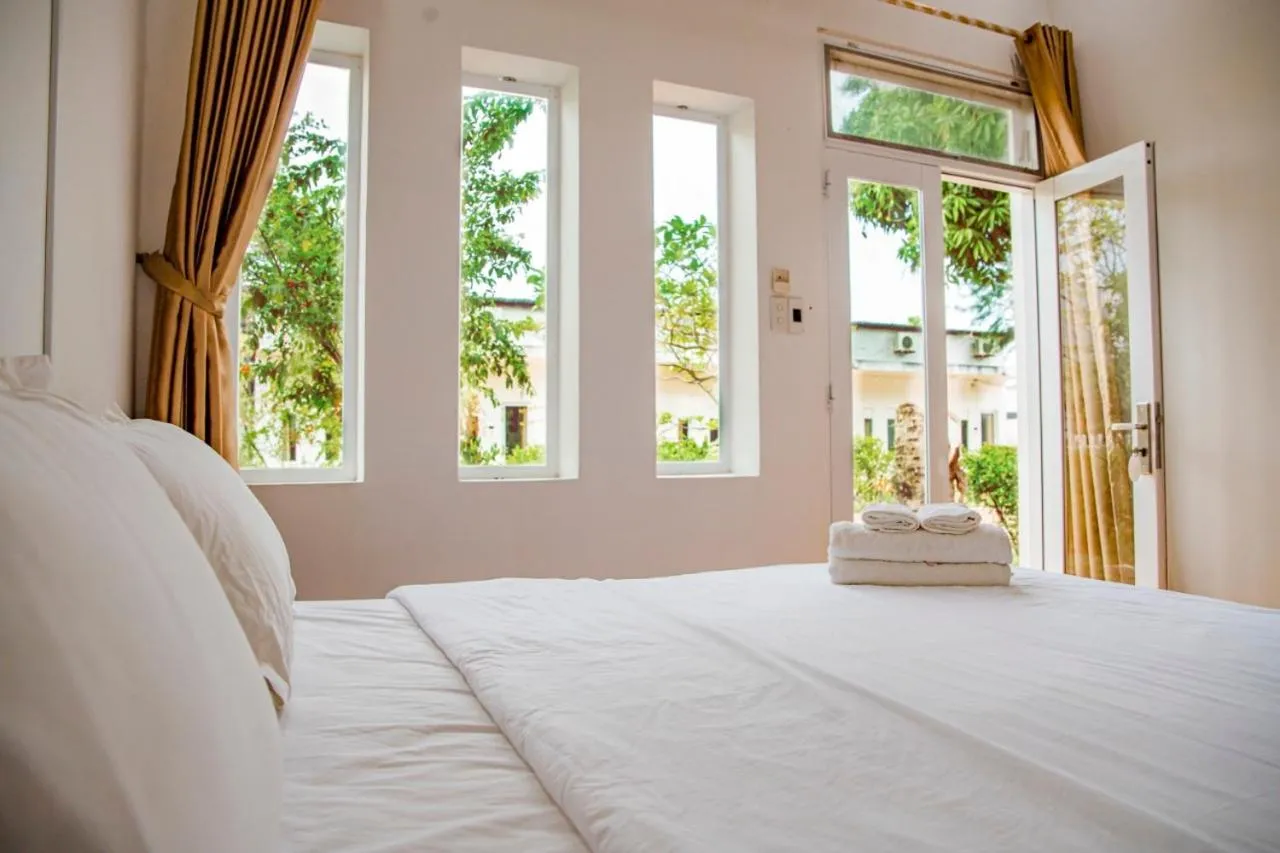 Bed in Thiên Tân Hotel