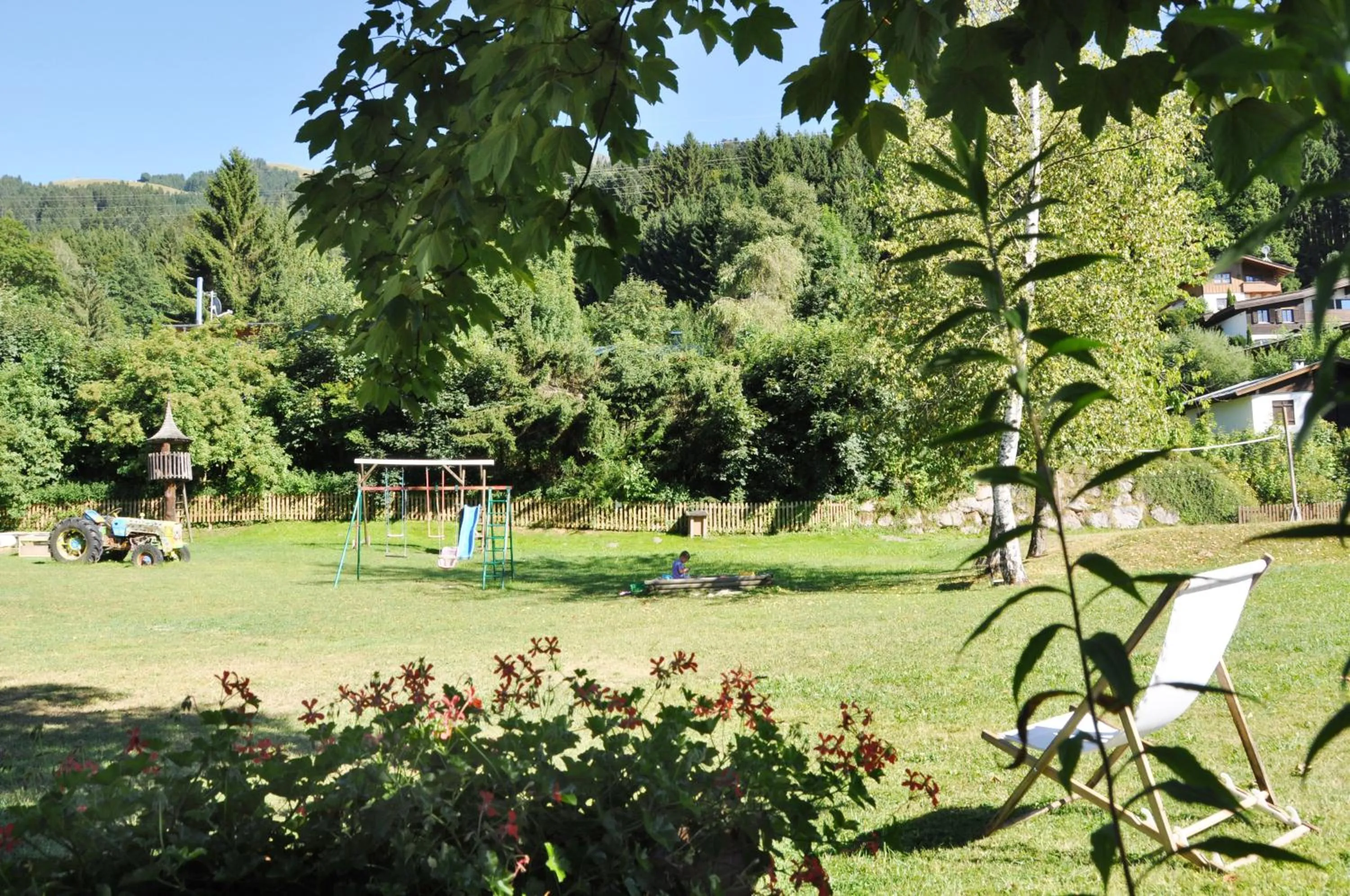 Garden in Kaiserhotel Kitzbühler Alpen