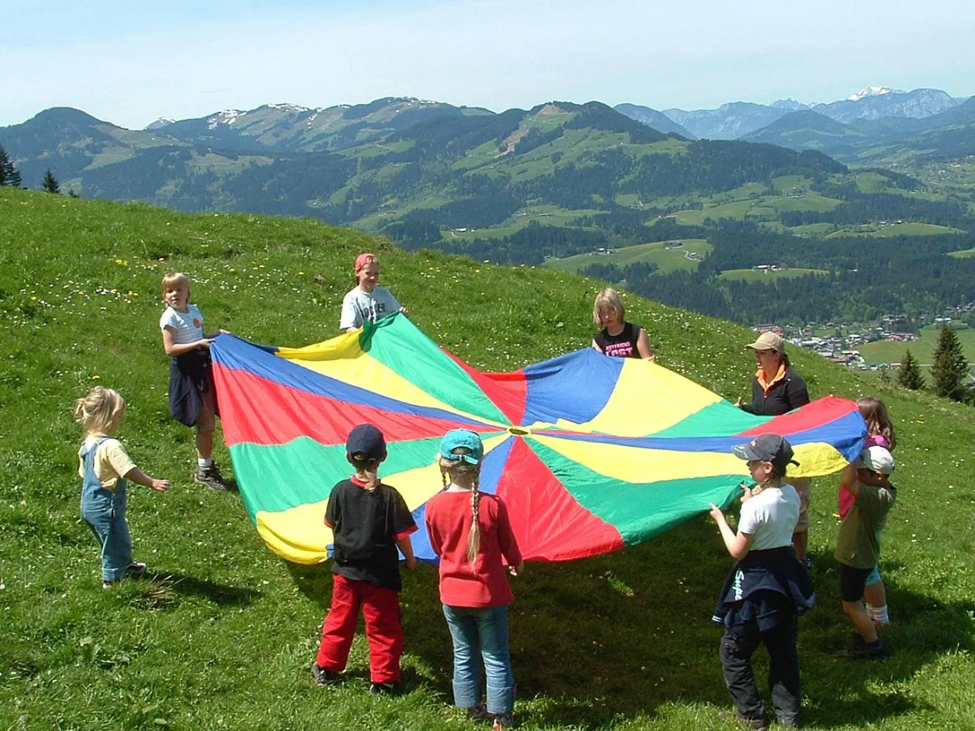 Children play ground in Kaiserhotel Kitzbühler Alpen