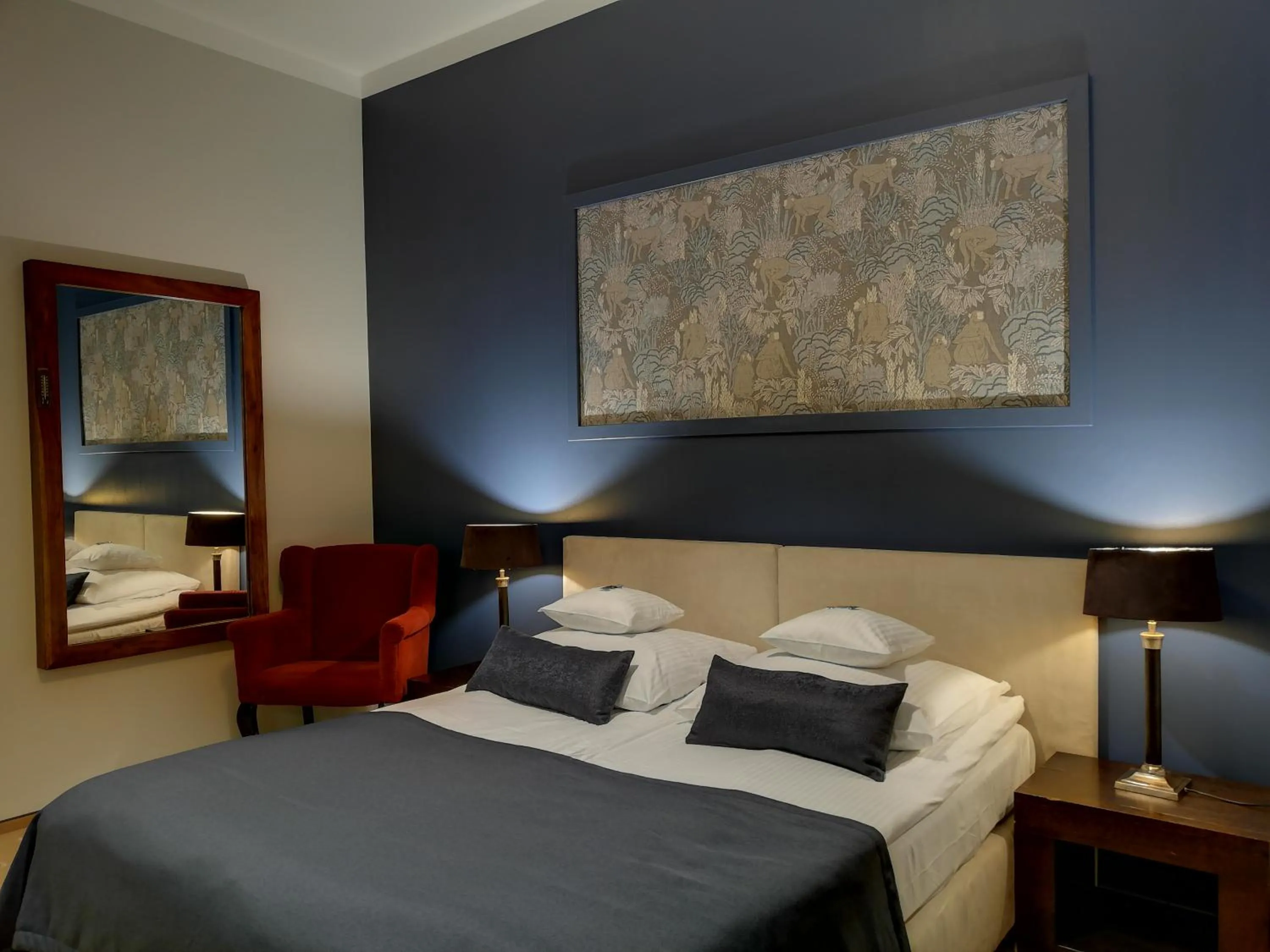 Bed in Hotel Szara Willa