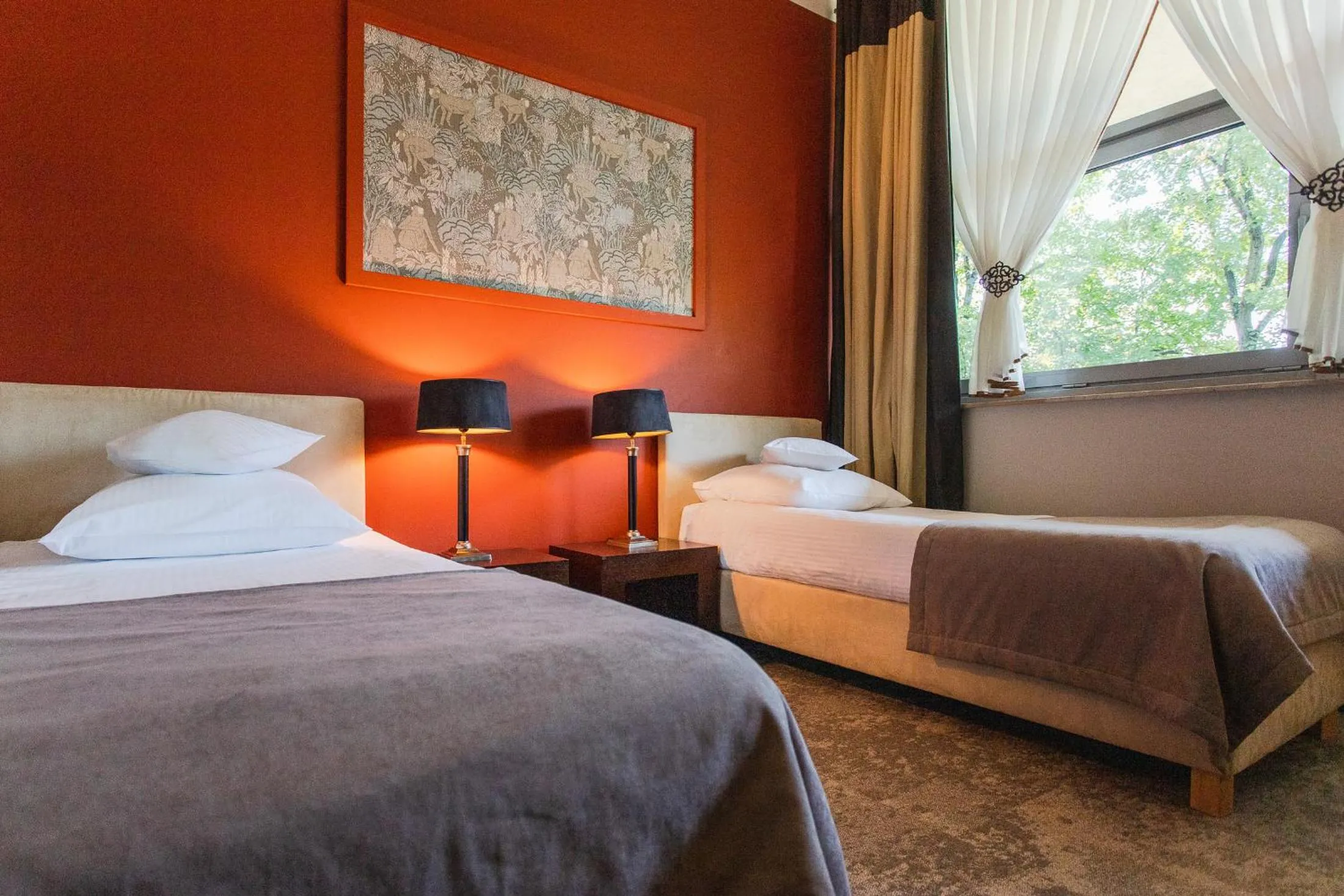 Bed in Hotel Szara Willa