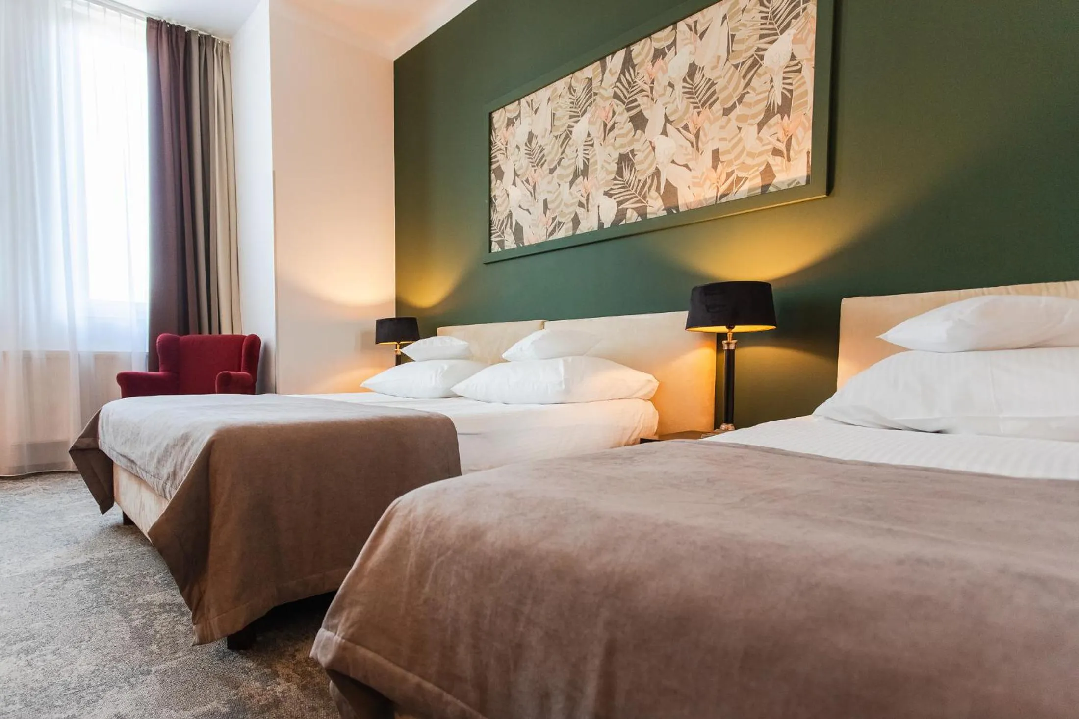 Bed in Hotel Szara Willa